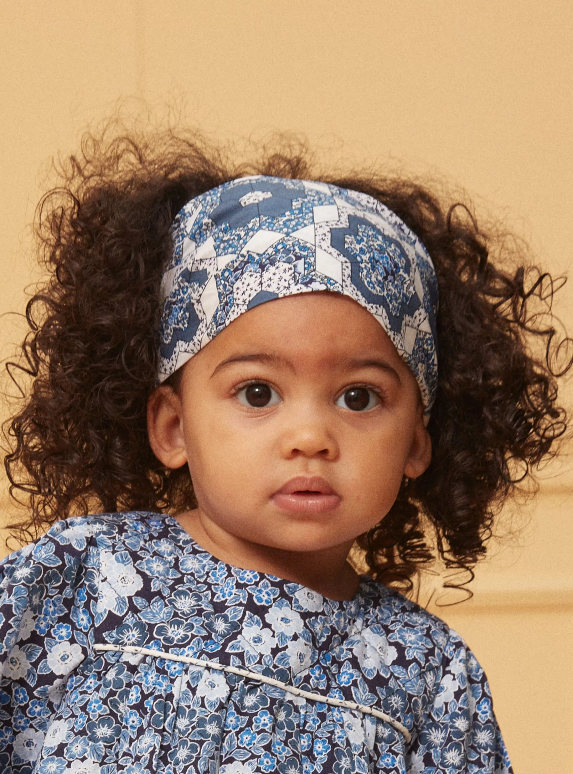 Shop Sergent Major Bandeau bleu et blanc à imprimé fleuri