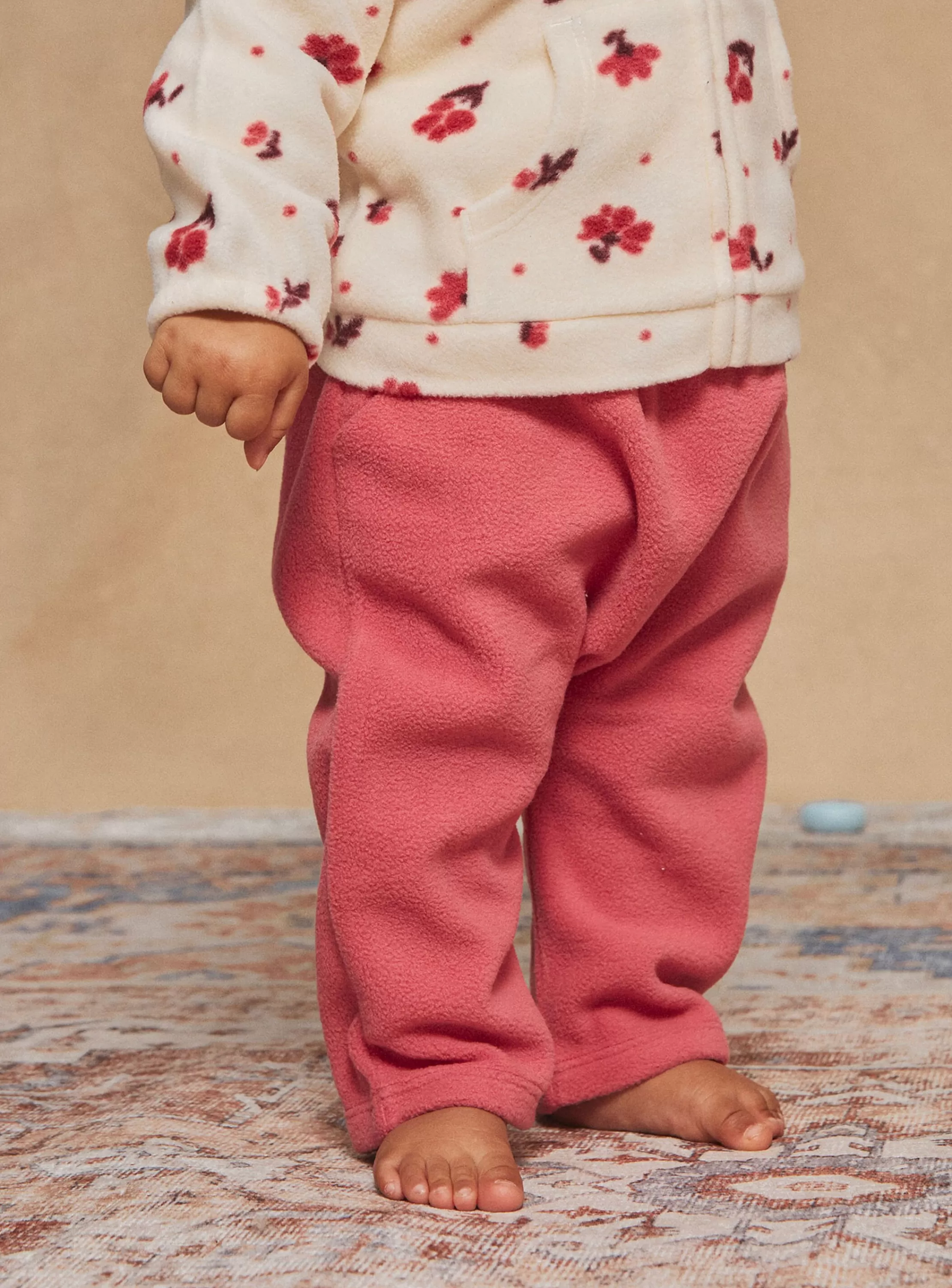 Store Sergent Major Bas de jogging rose passion en polaire