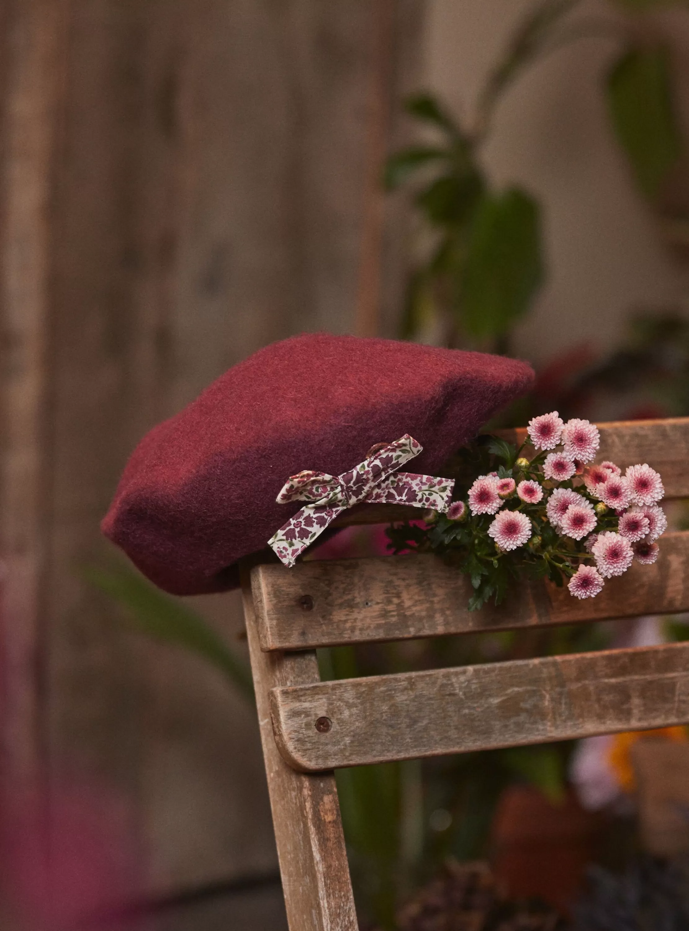 Clearance Sergent Major Béret avec noeud imprimé
