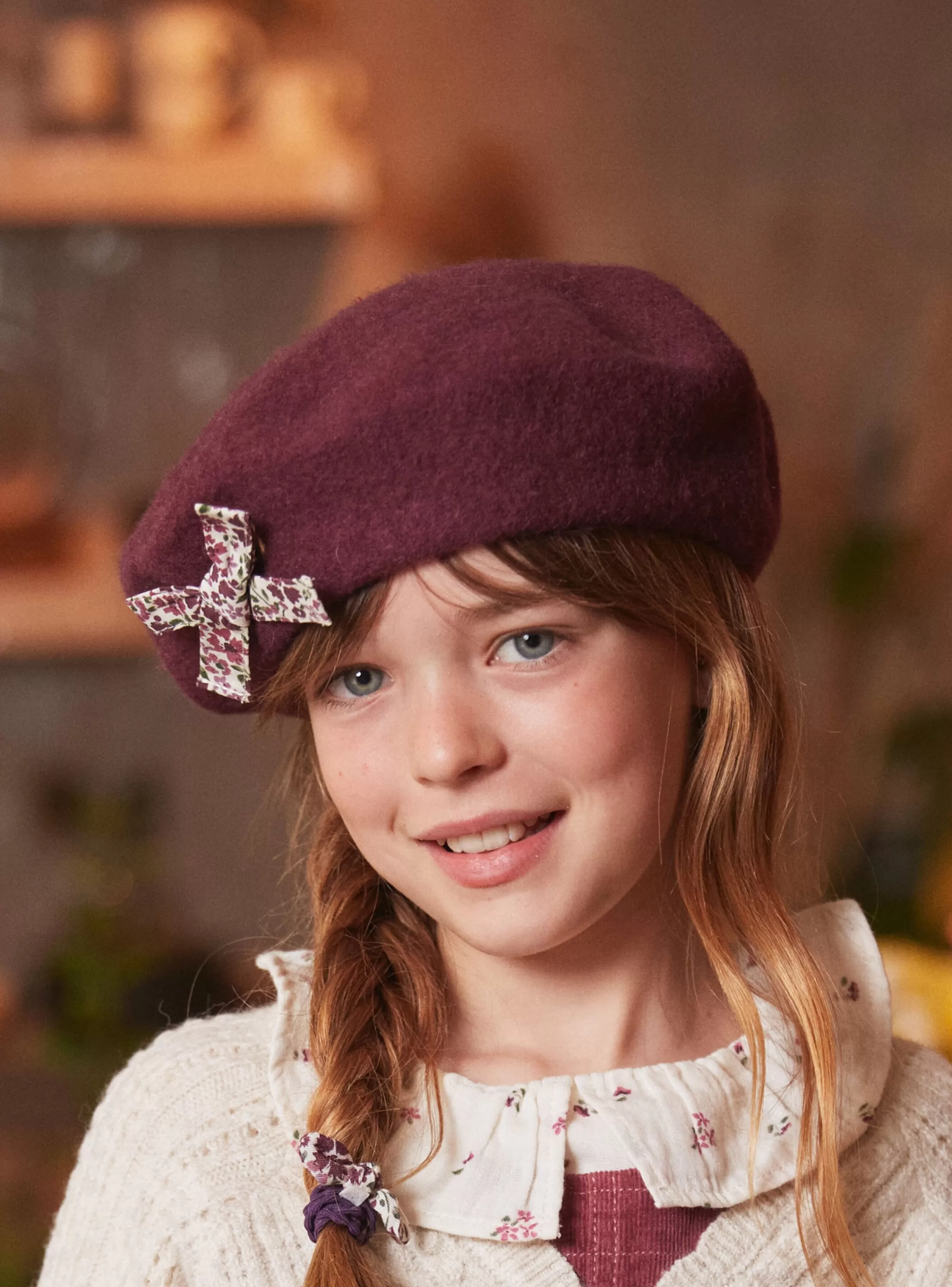Clearance Sergent Major Béret avec noeud imprimé