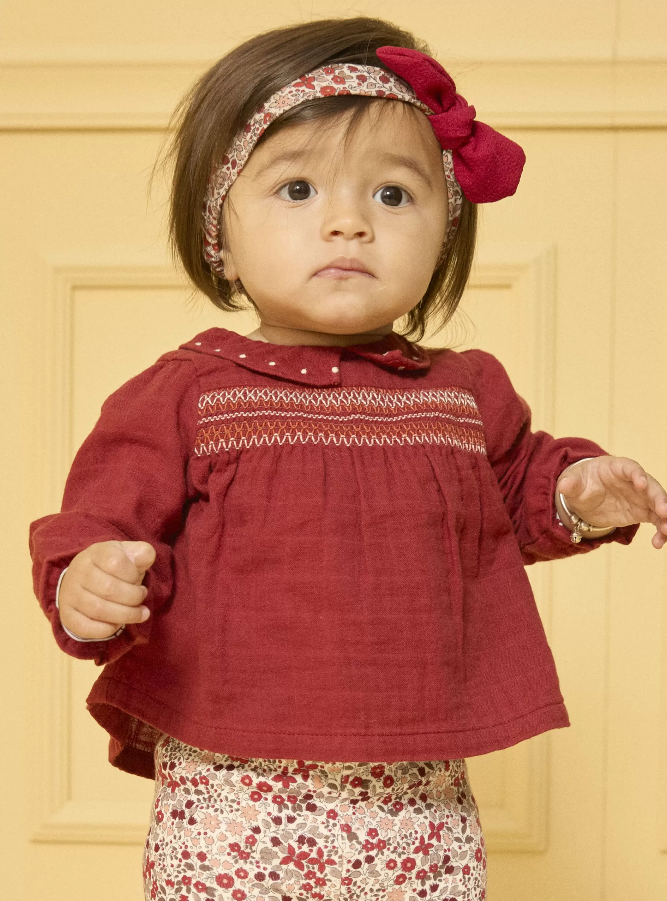 Hot Sergent Major Blouse avec smocks