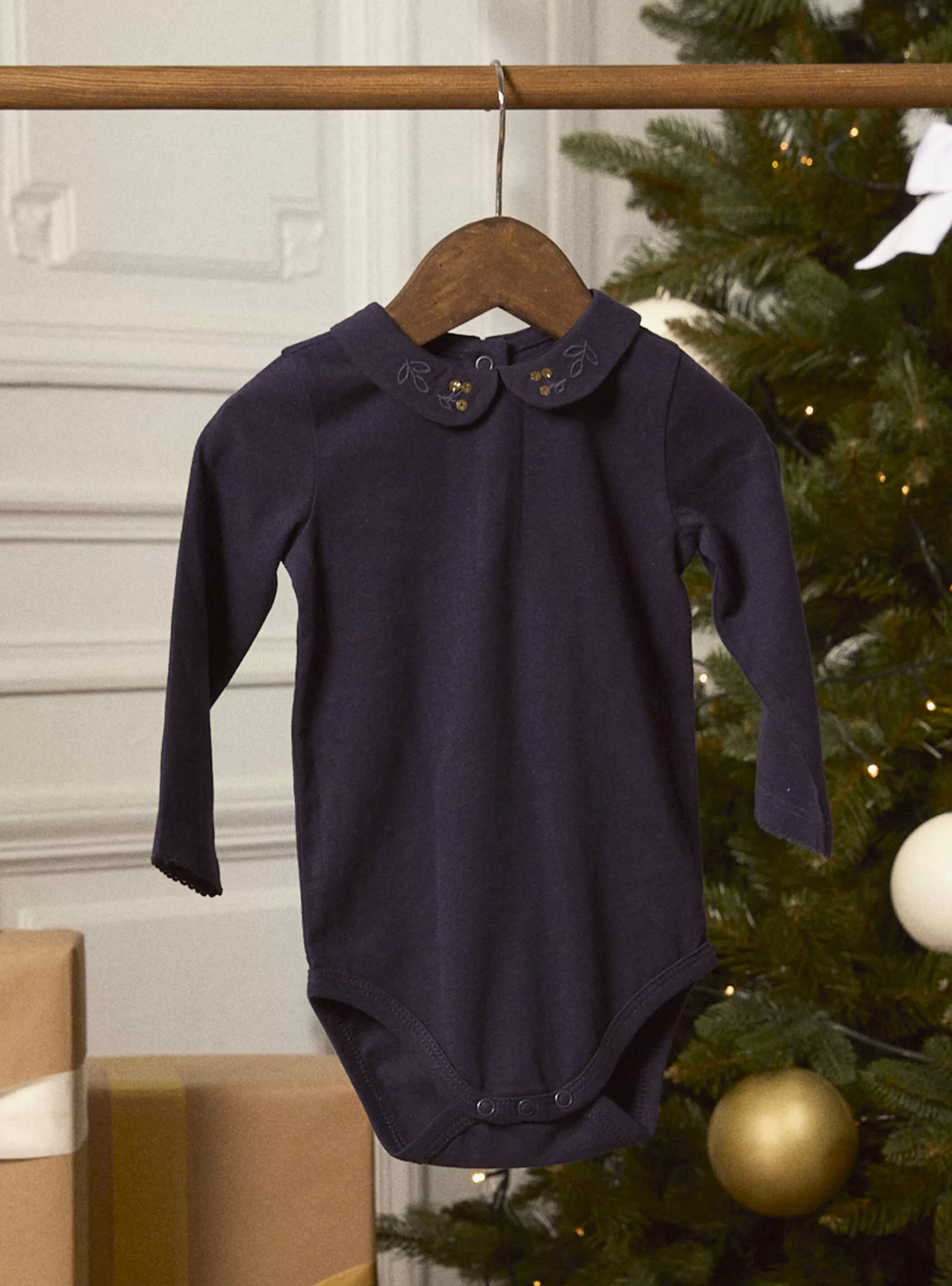 Store Sergent Major Body à col sequins