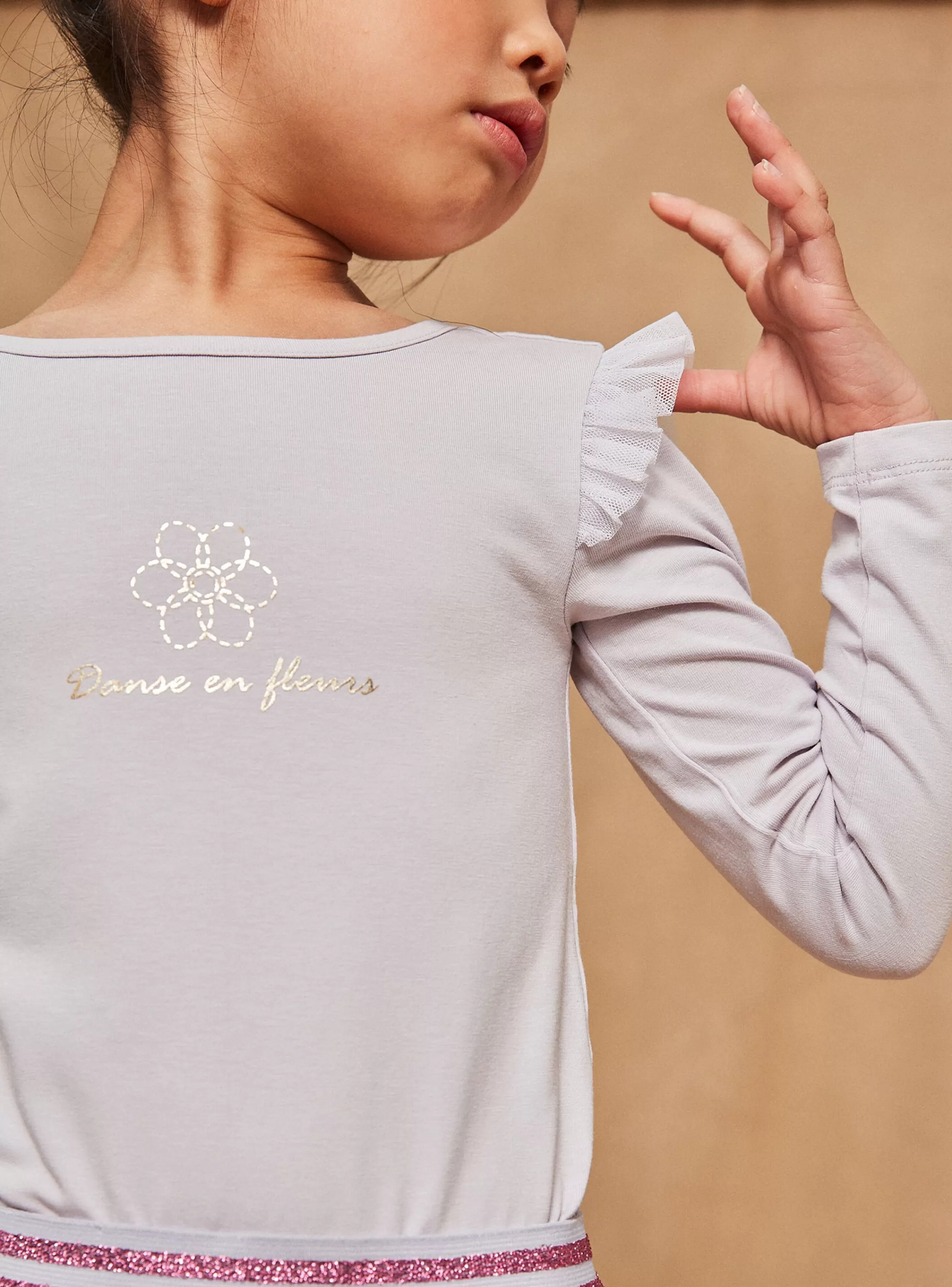 Clearance Sergent Major Body à manches longues lilas
