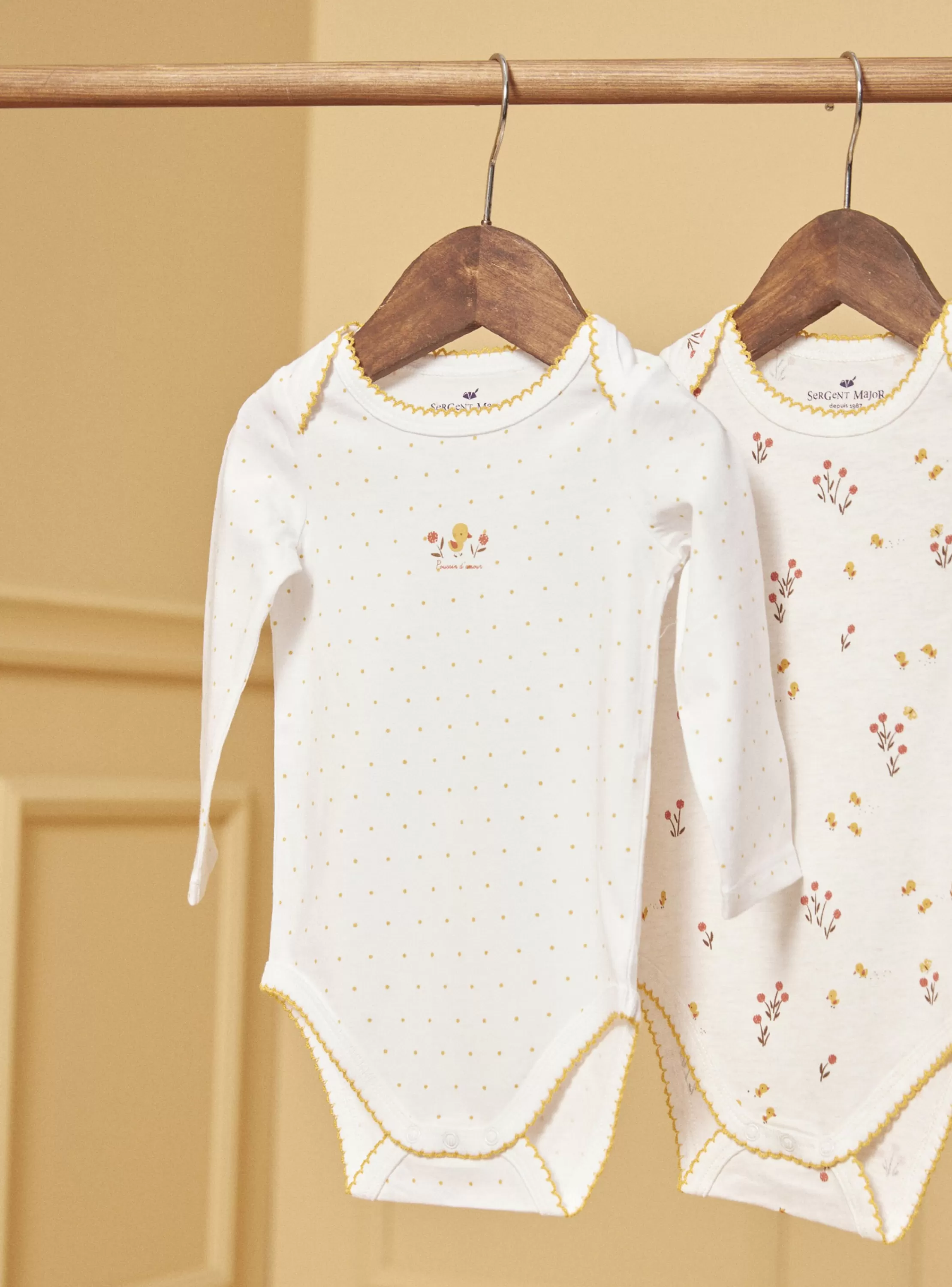 Shop Sergent Major Body Ecru chiné