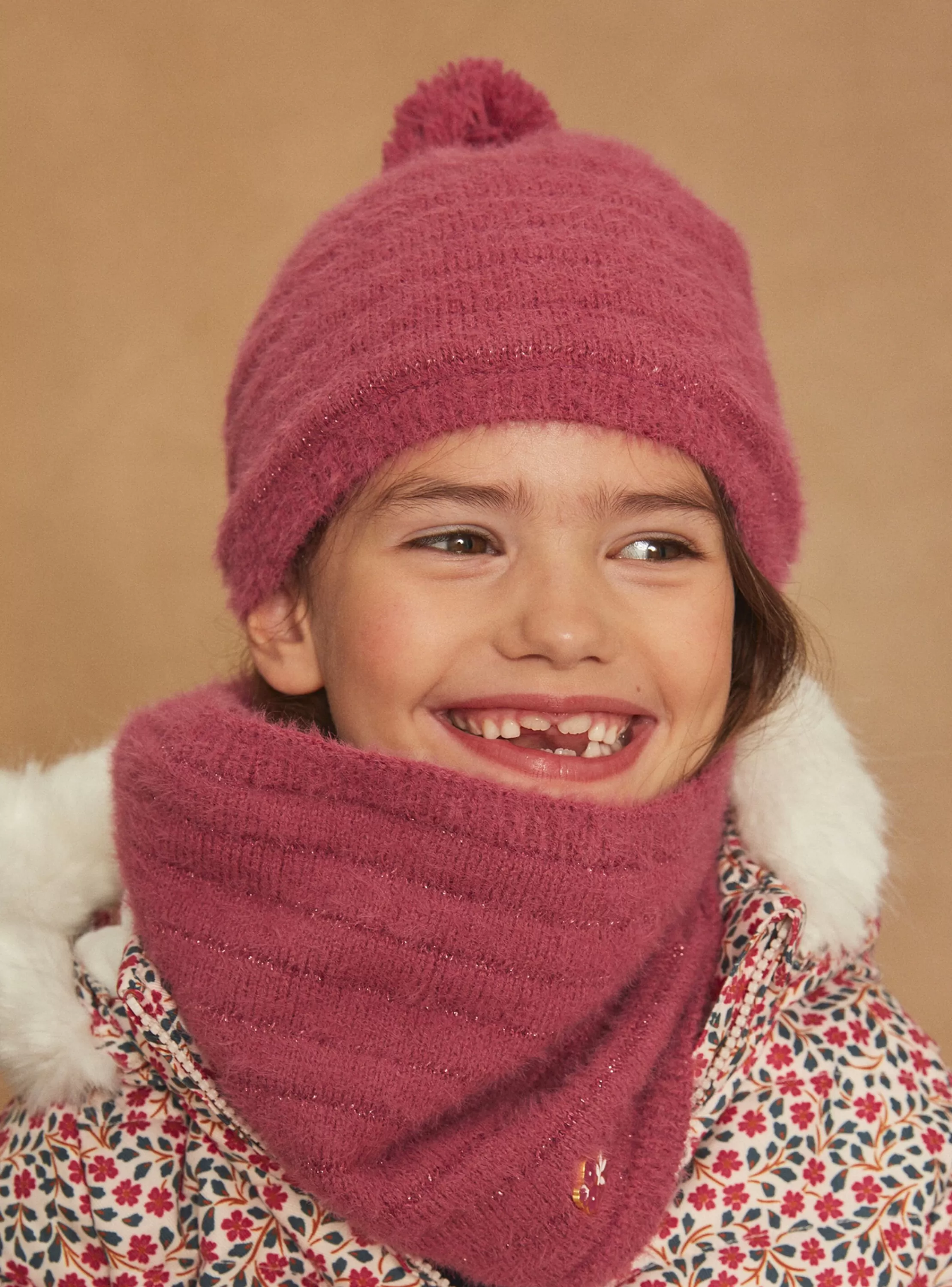 Discount Sergent Major Bonnet à pompon rose