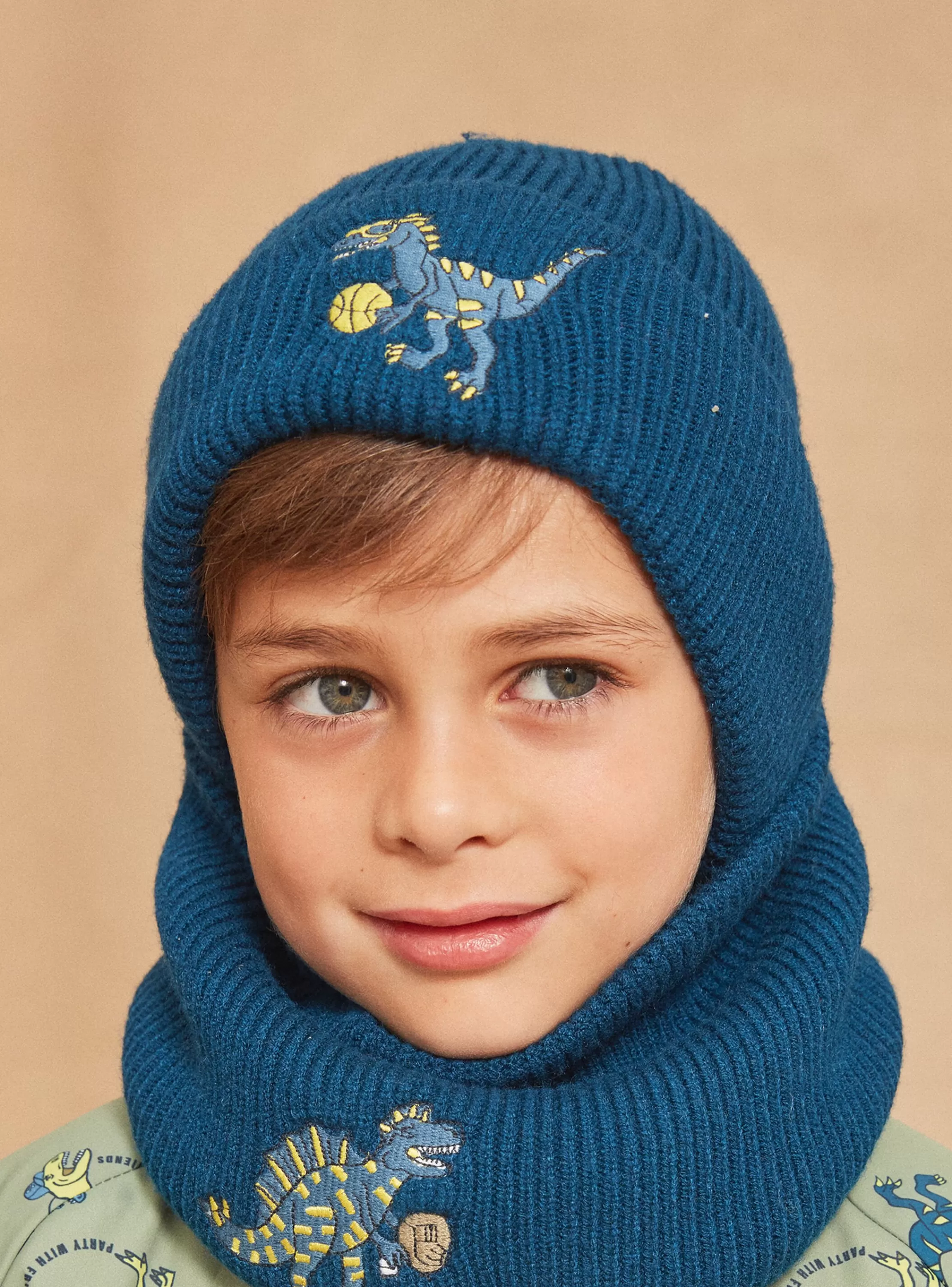 New Sergent Major Bonnet bleu pétrole en tricot