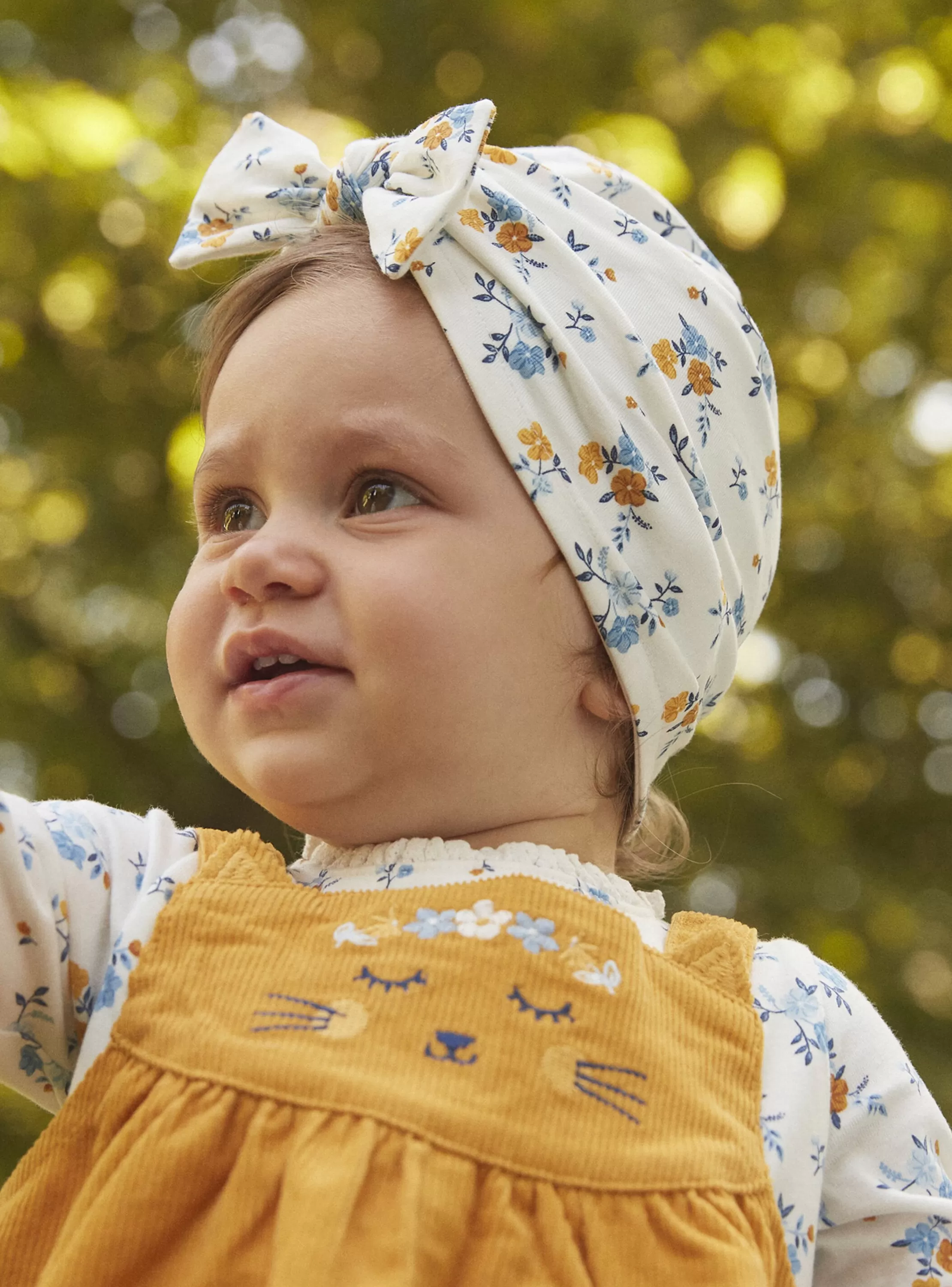 Clearance Sergent Major Bonnet écru à imprimé fleuri