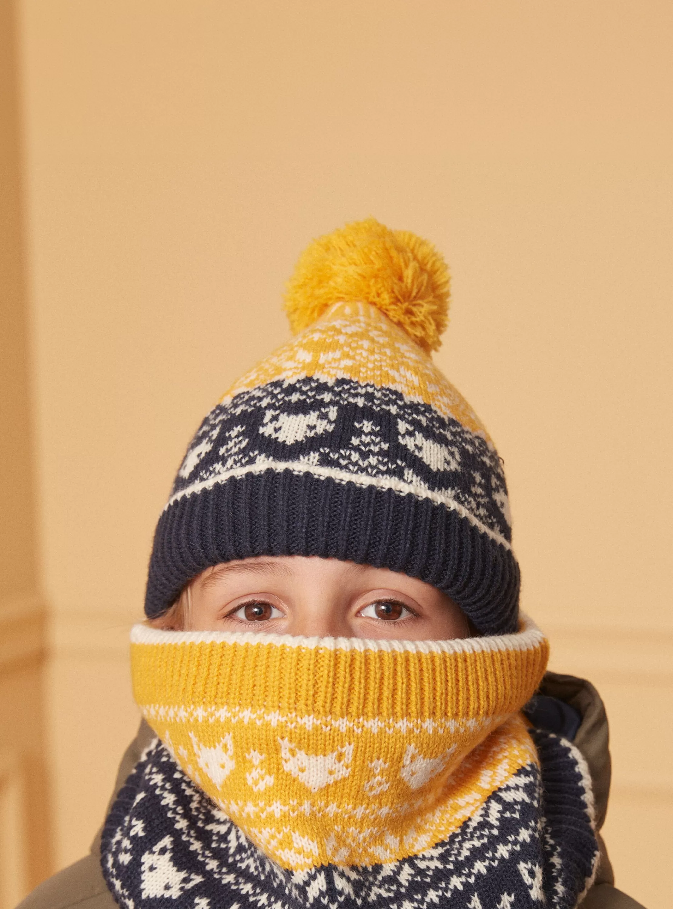 Sale Sergent Major Bonnet jacquard tricolore