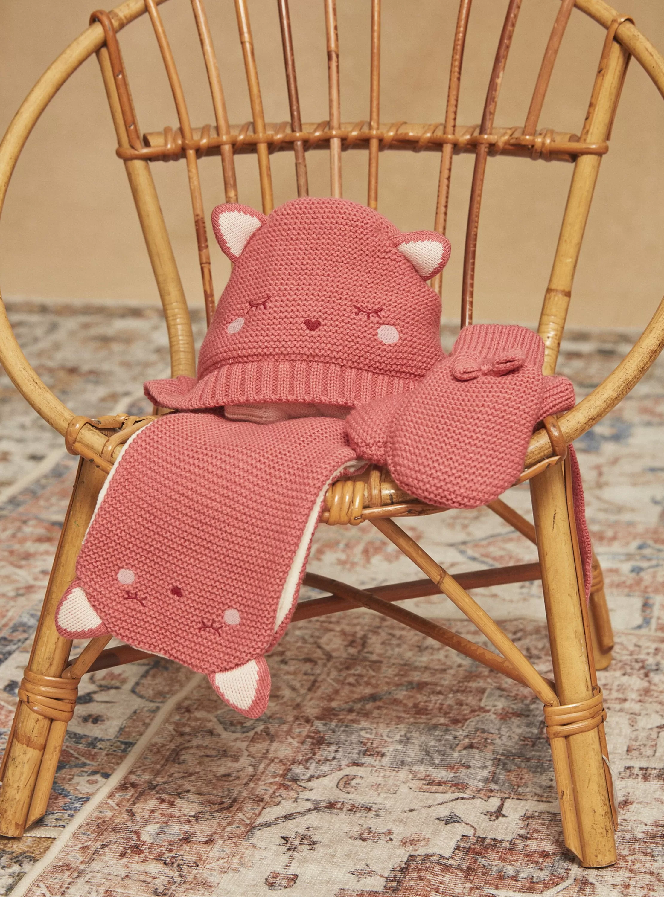 Best Sale Sergent Major Bonnet rose en tricot