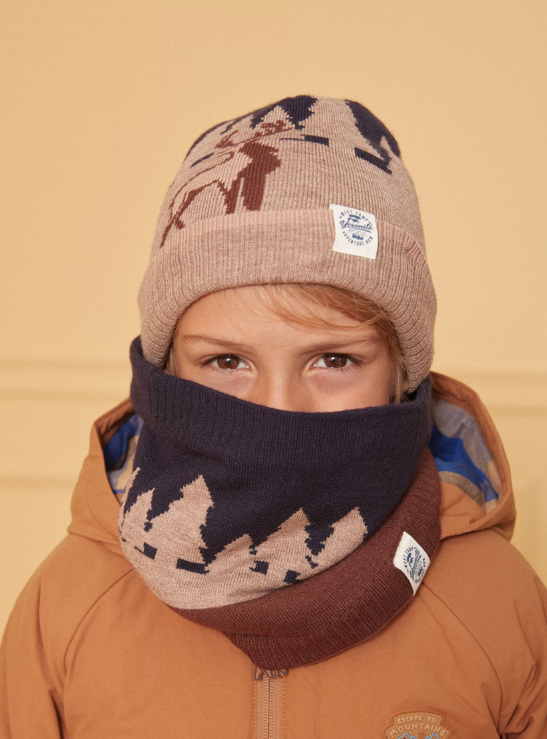 Sale Sergent Major Bonnet tricot jacquard