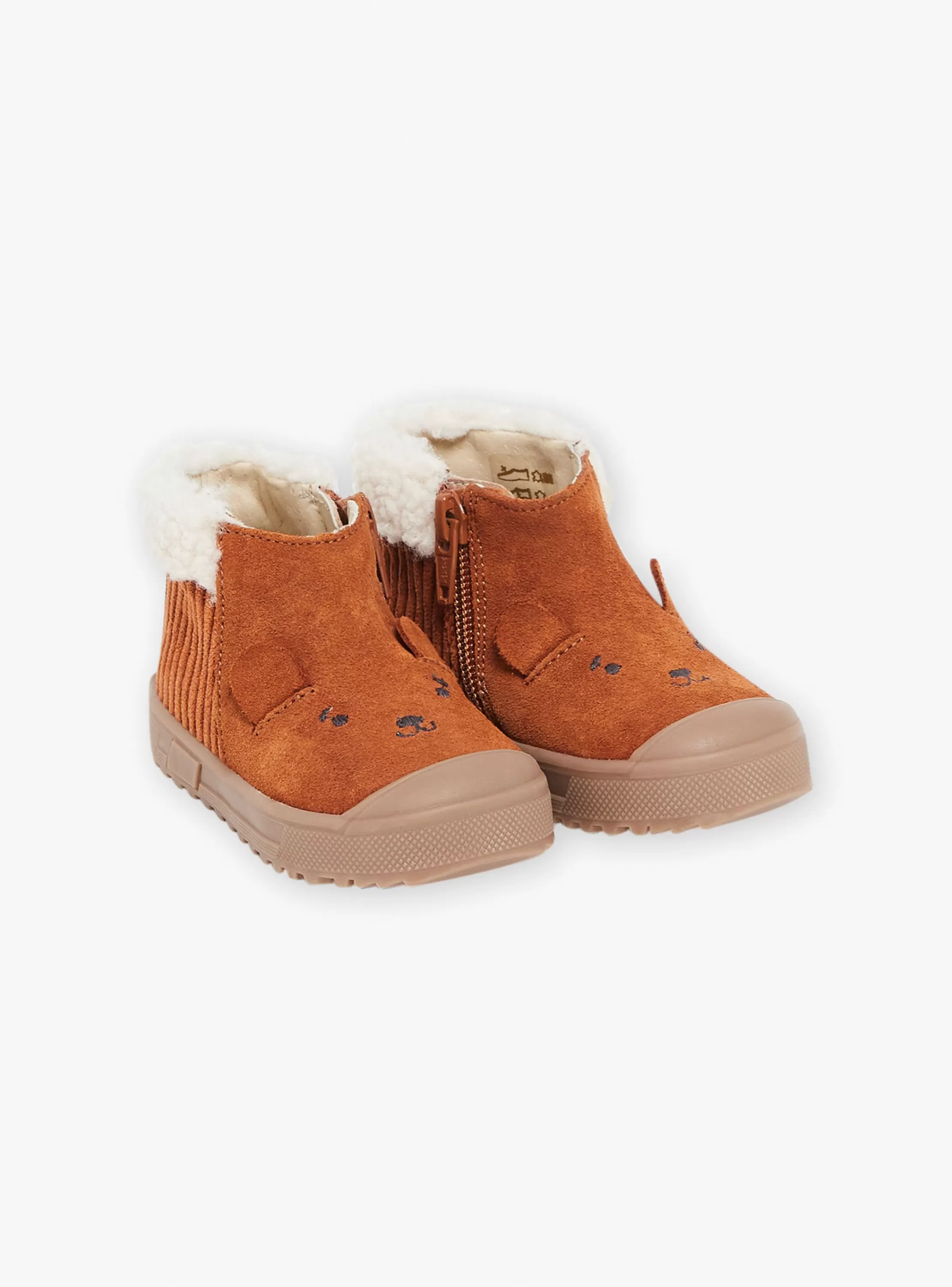 Fashion Sergent Major Boots Marron