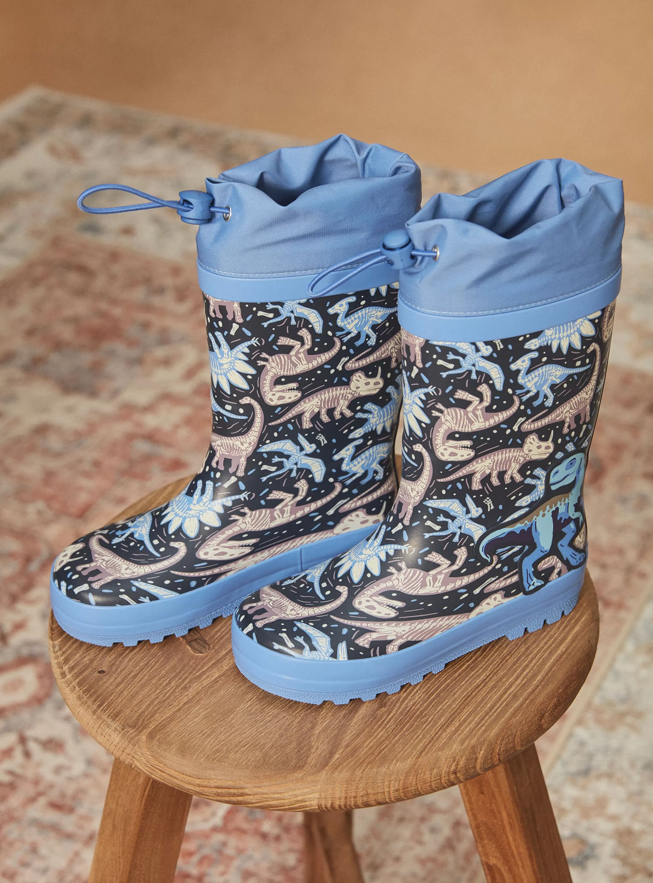 Cheap Sergent Major Bottes de pluie bleues