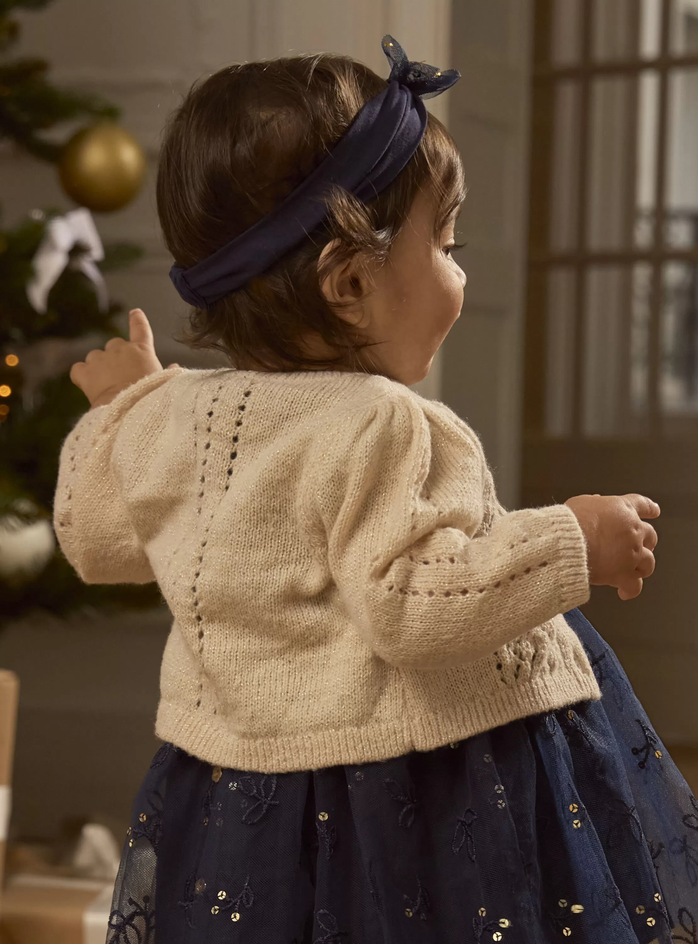 Cheap Sergent Major Cardigan ajouré en fils métallisés