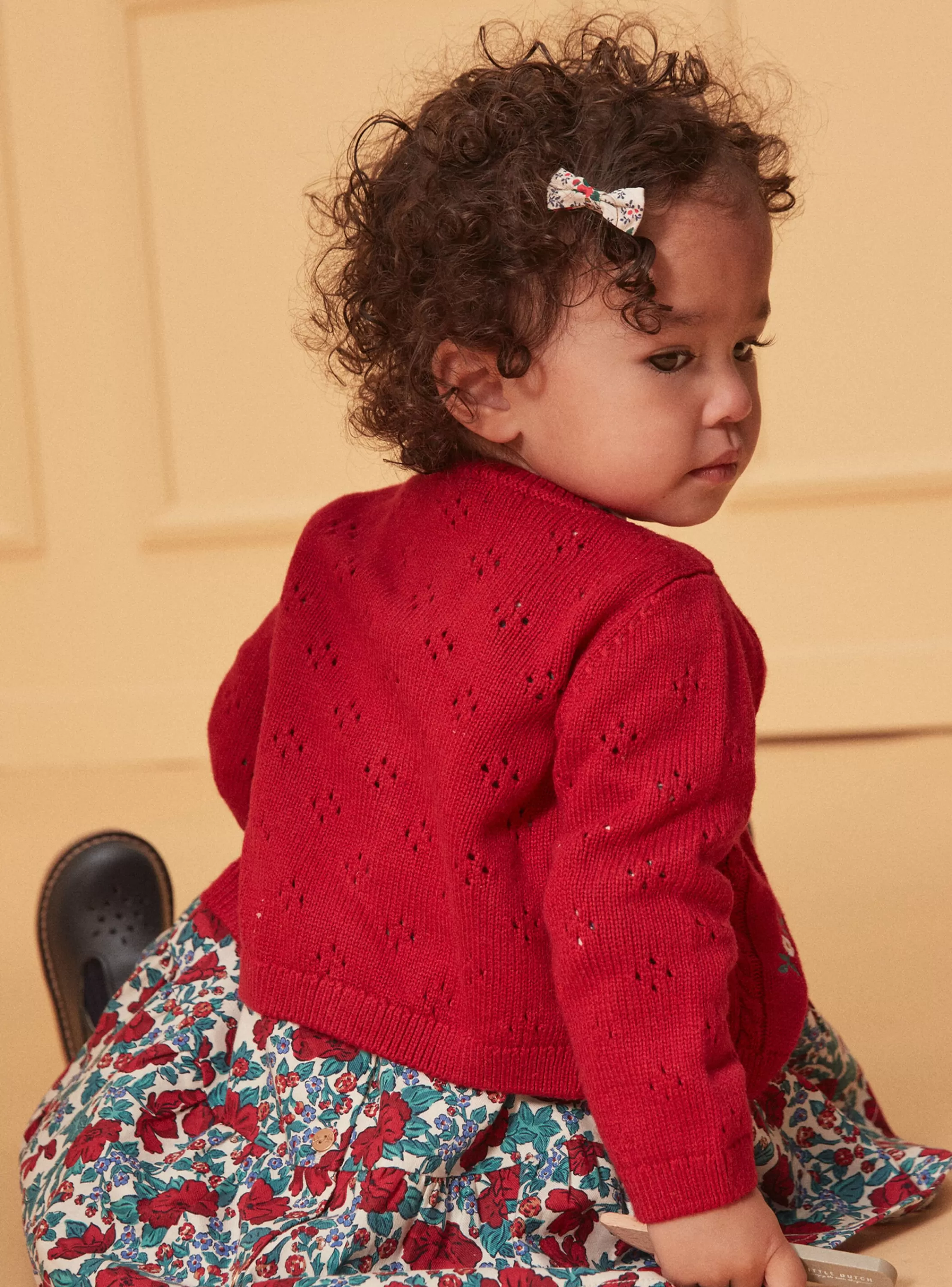 New Sergent Major Cardigan brodé fleurs