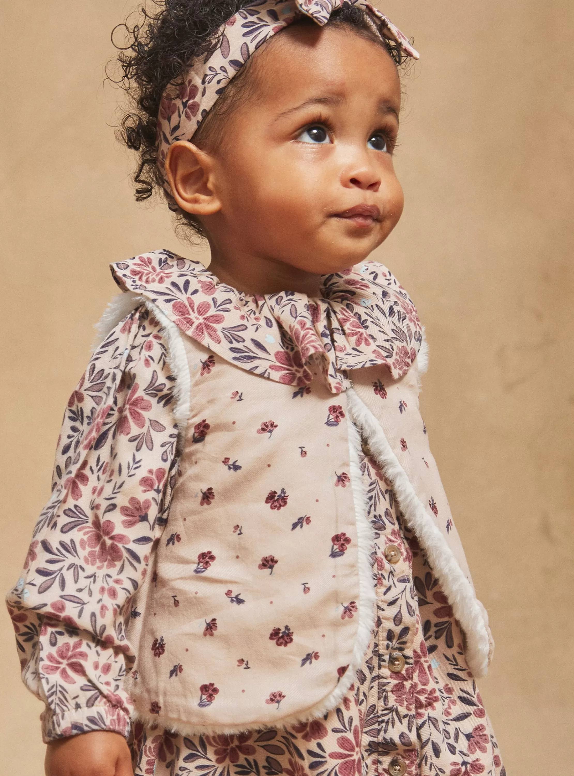 Discount Sergent Major Cardigan écru sans manches réversible