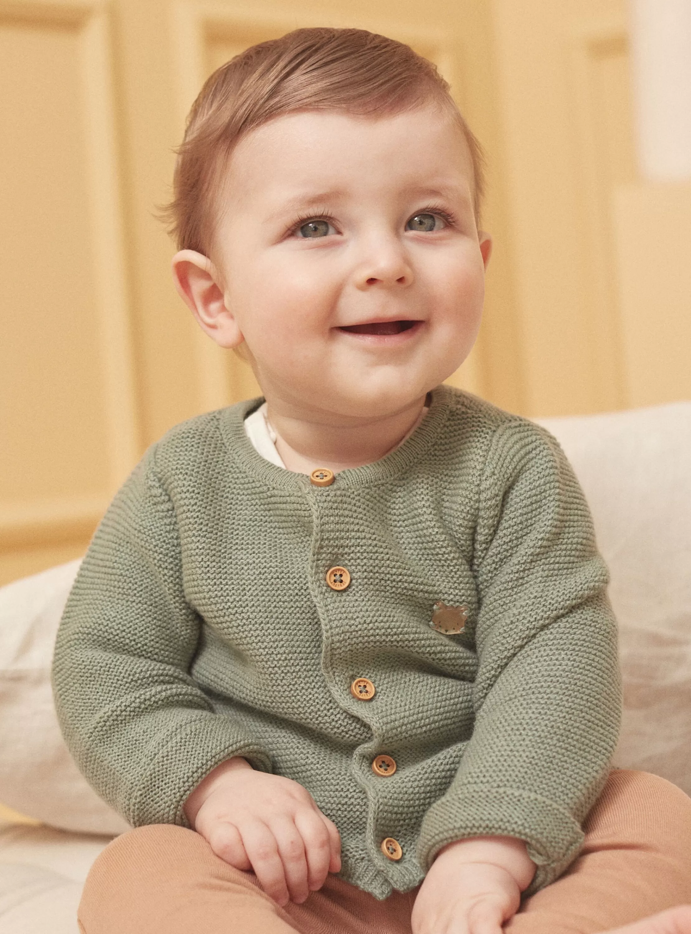 Sale Sergent Major Cardigan Kaki