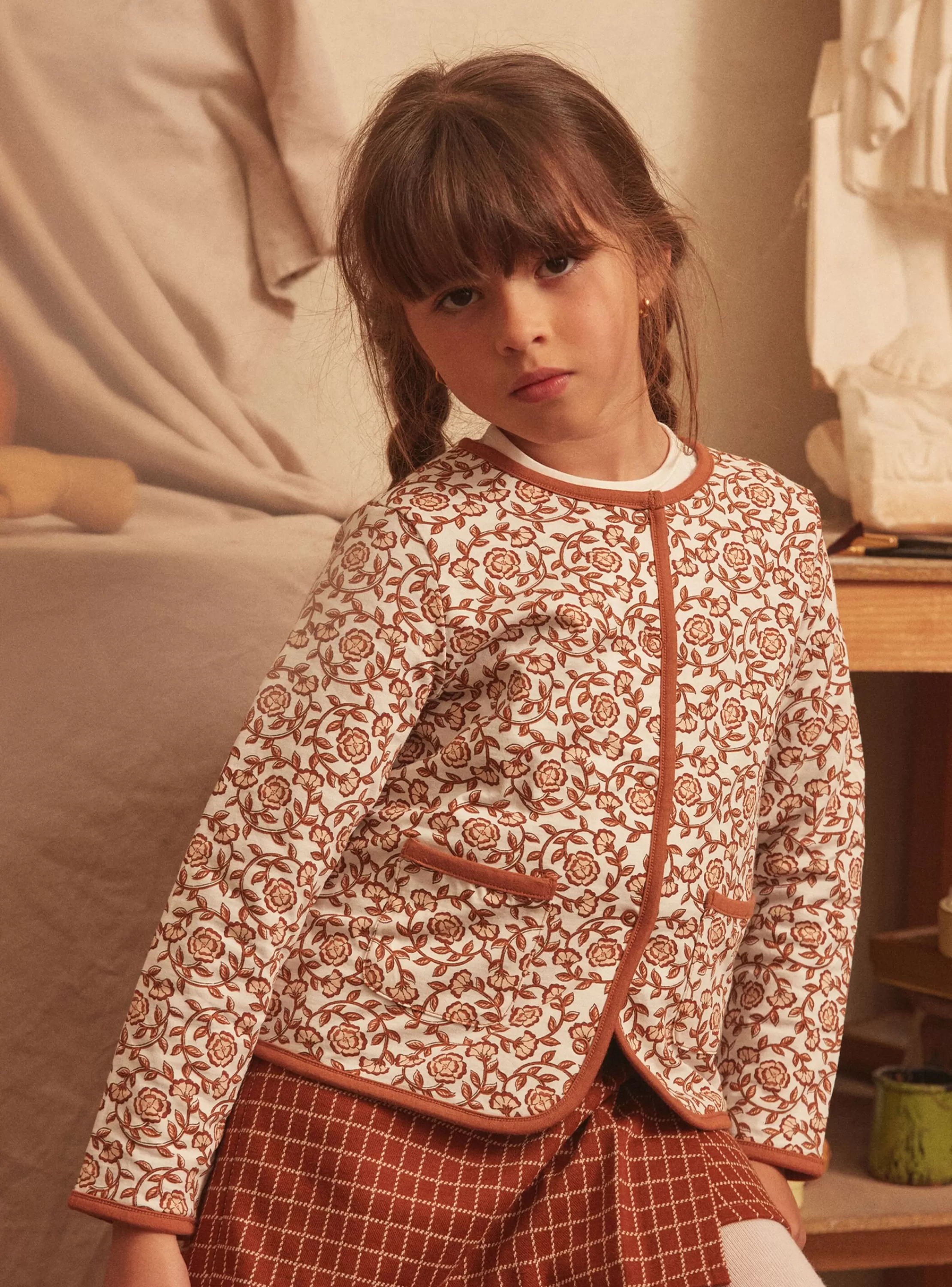 Best Sergent Major Cardigan Marron