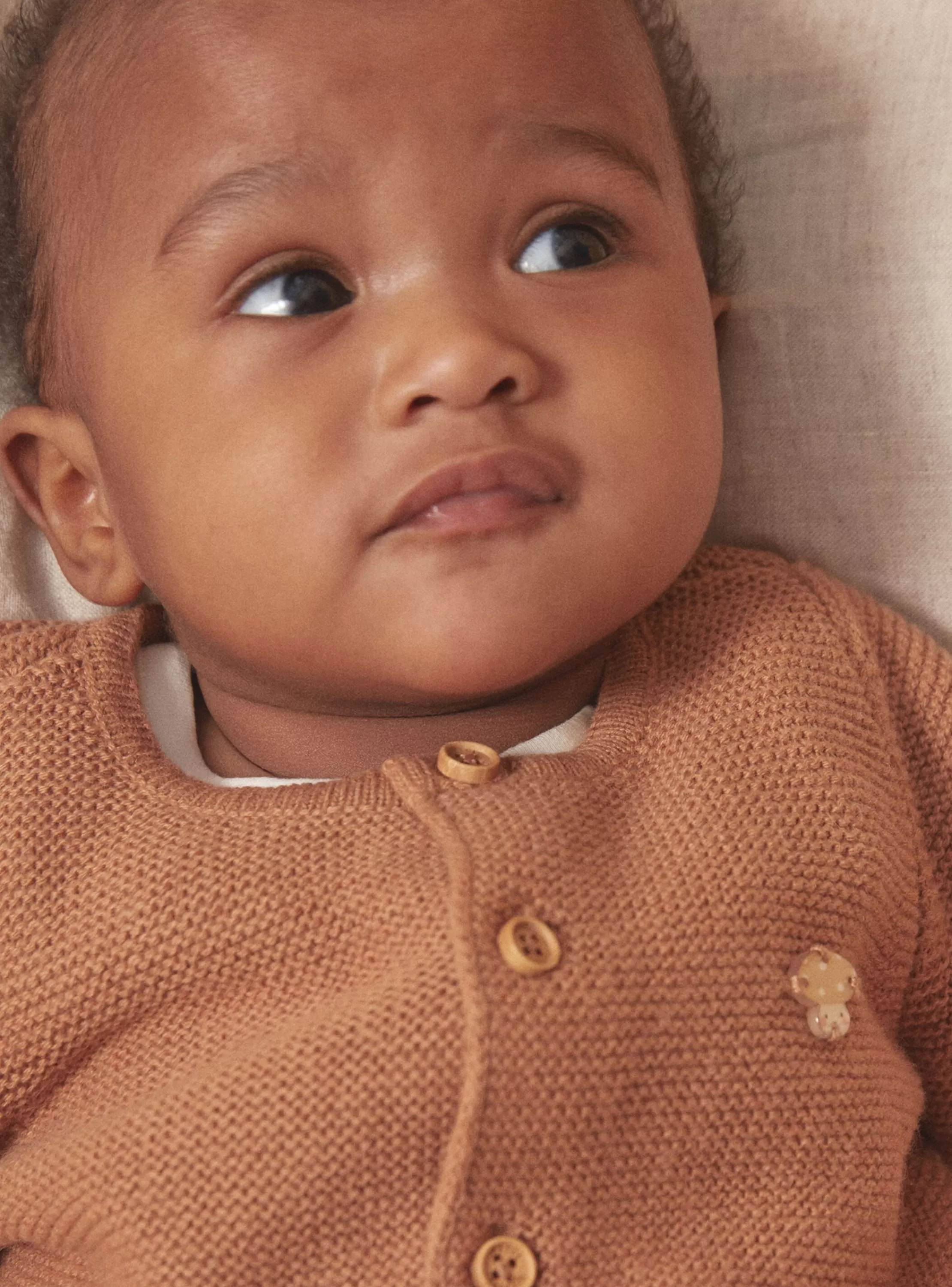 Online Sergent Major Cardigan Marron