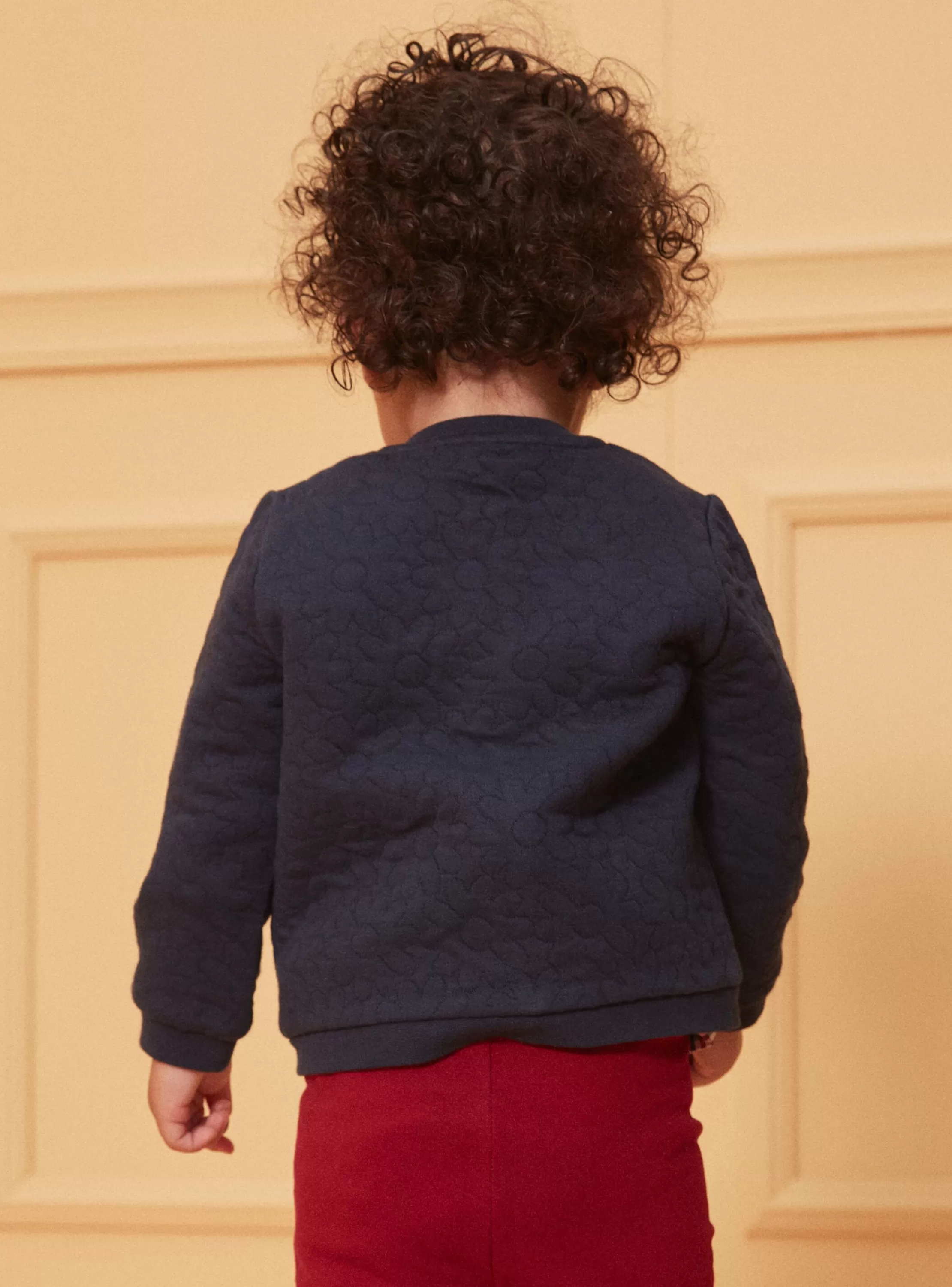 Store Sergent Major Cardigan matelassé