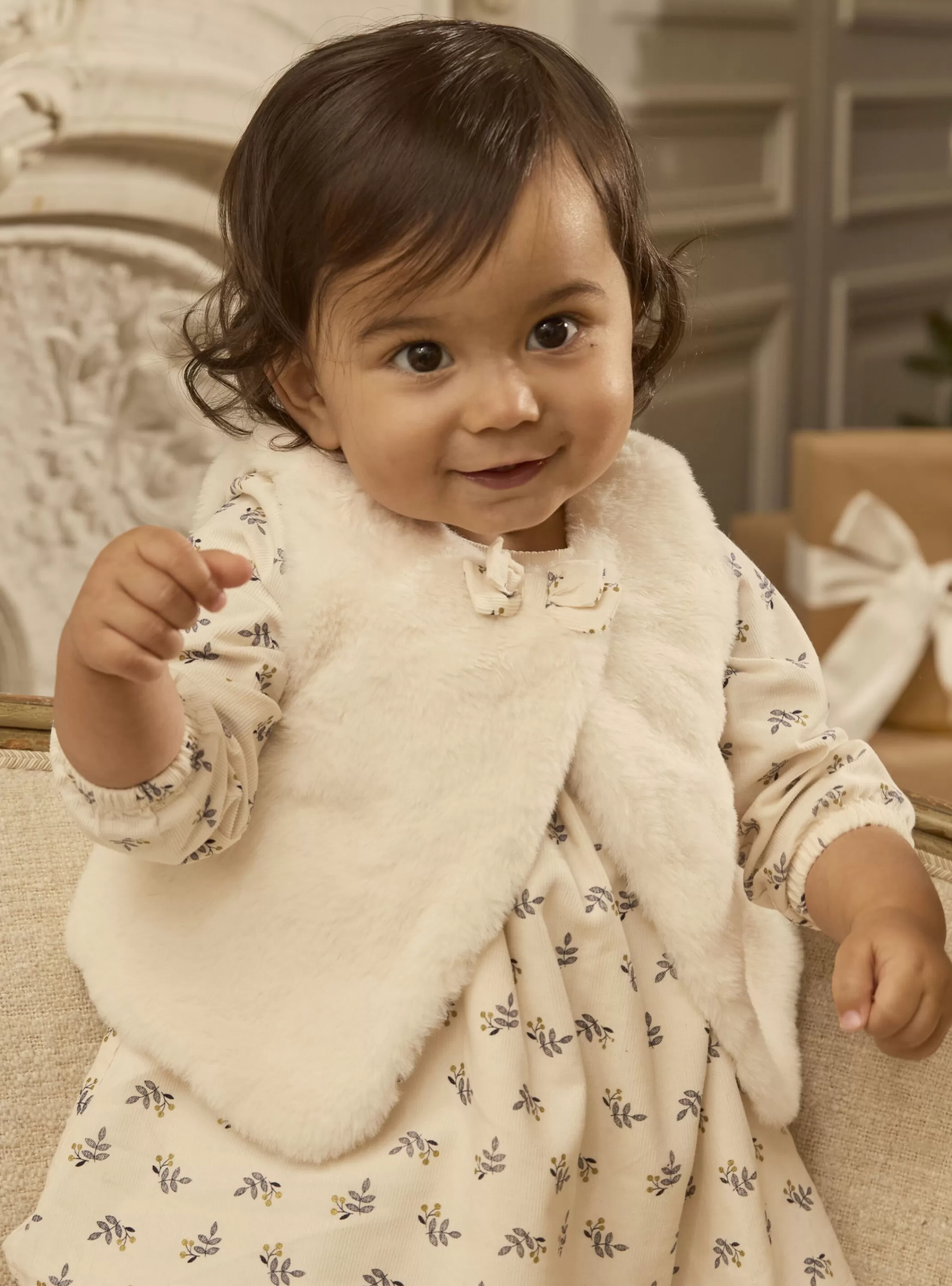 Sale Sergent Major Cardigan sans manches Ivoire