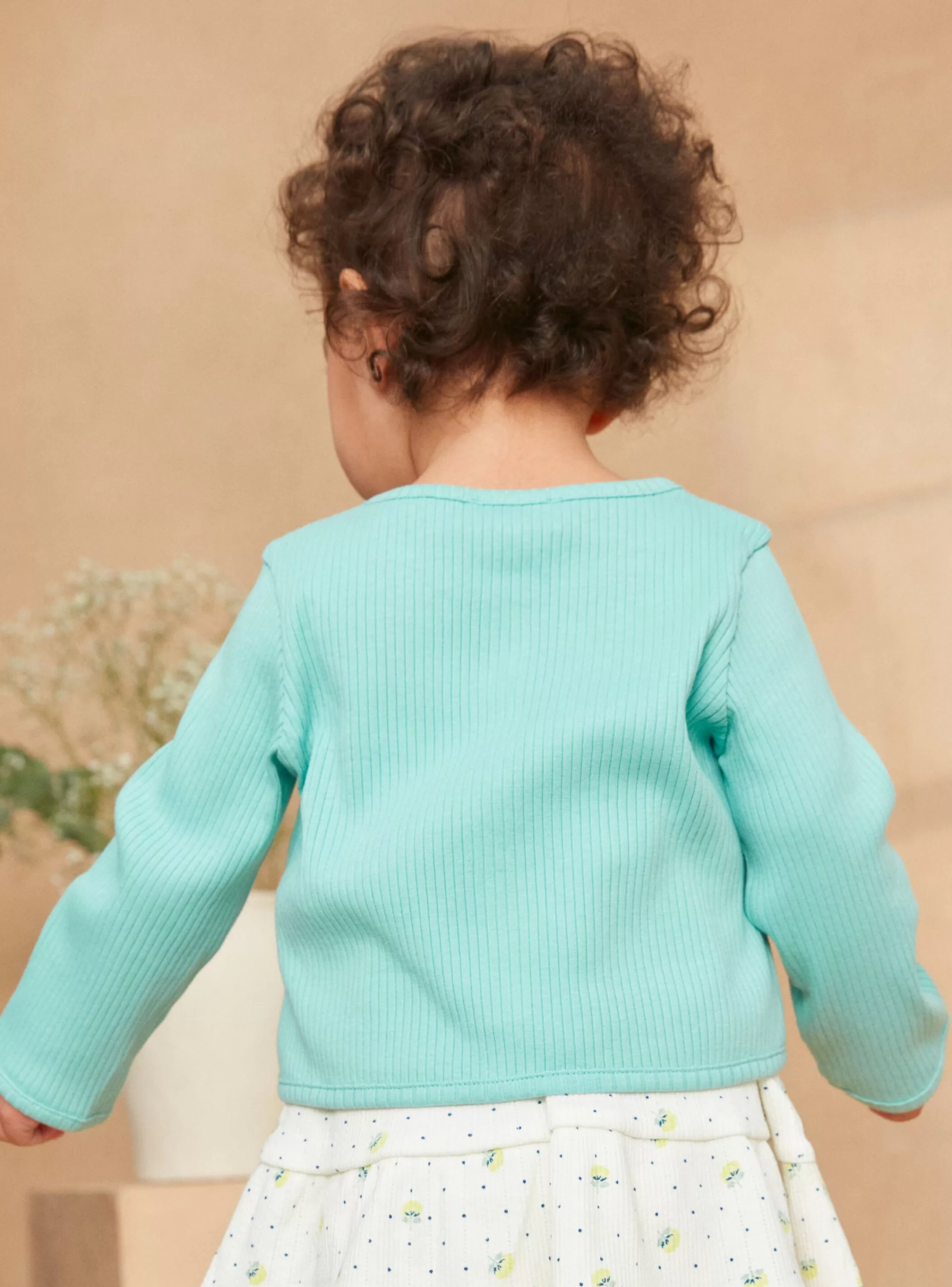 New Sergent Major Cardigan Turquoise