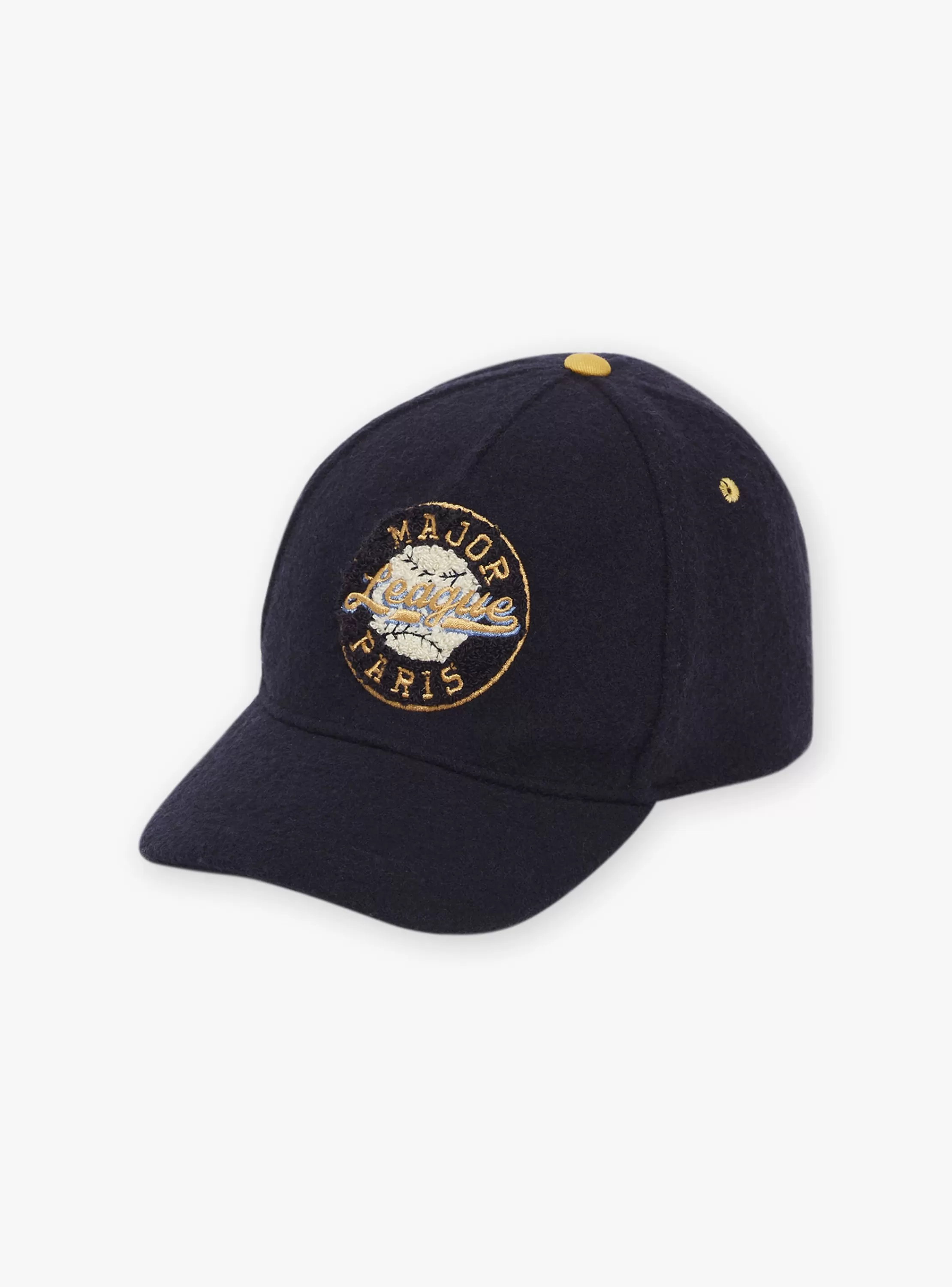 Best Sergent Major Casquette bleu foncé en tricot