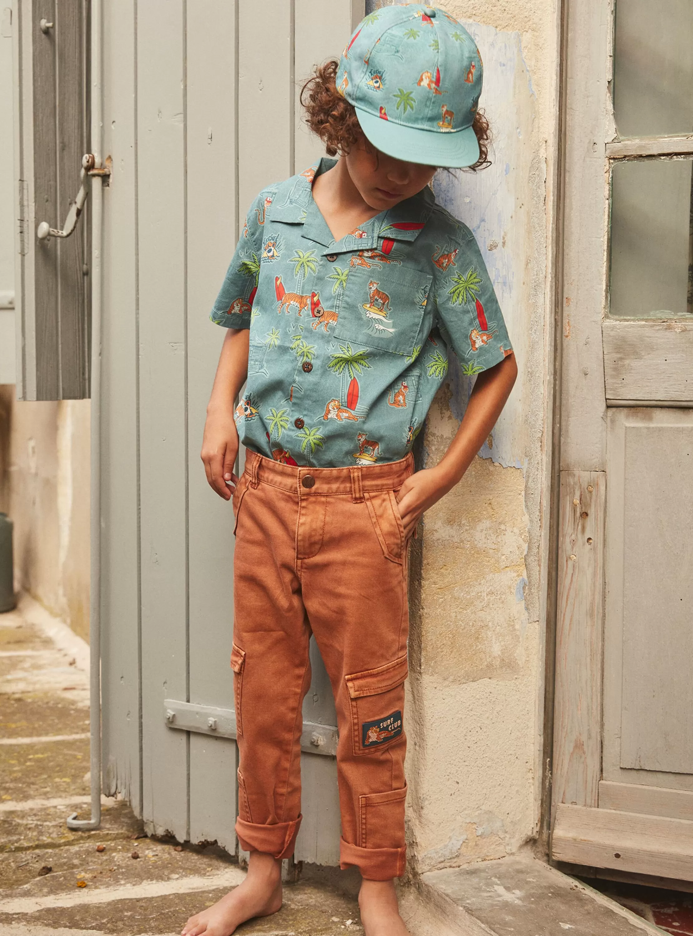 Discount Sergent Major Casquette bleue avec imprimés