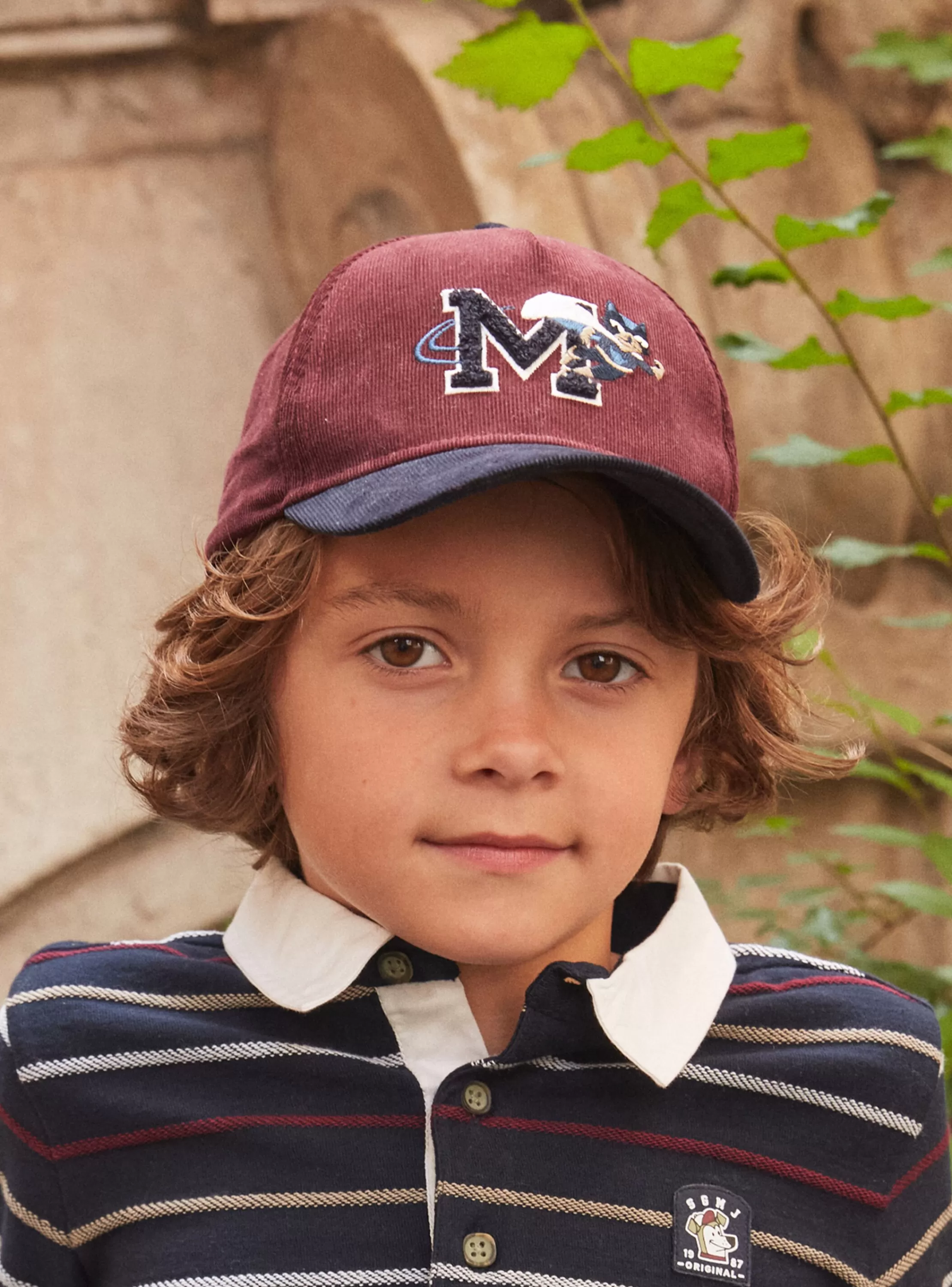 Store Sergent Major Casquette velours côtelé