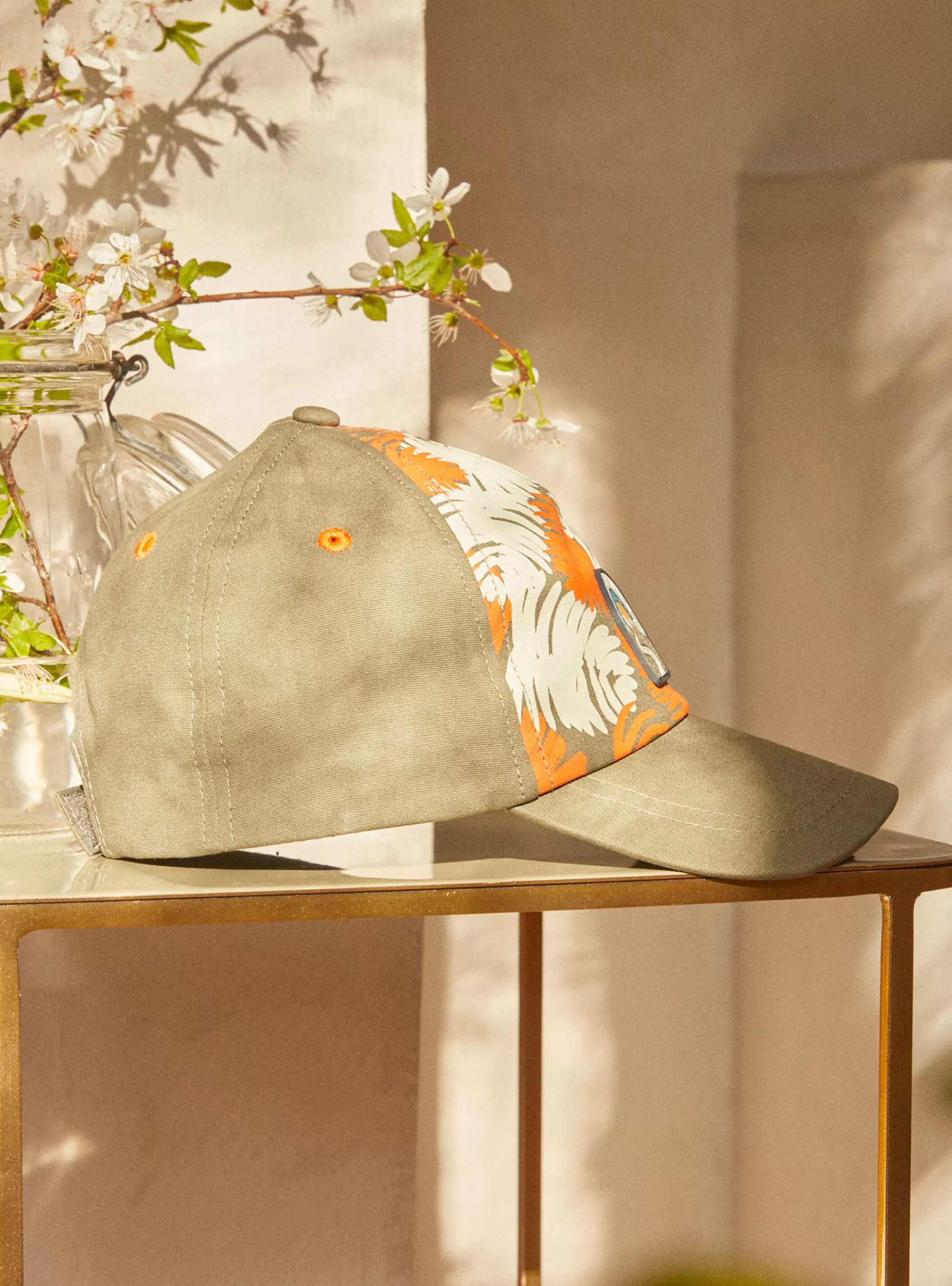 Outlet Sergent Major Casquette verte imprimée