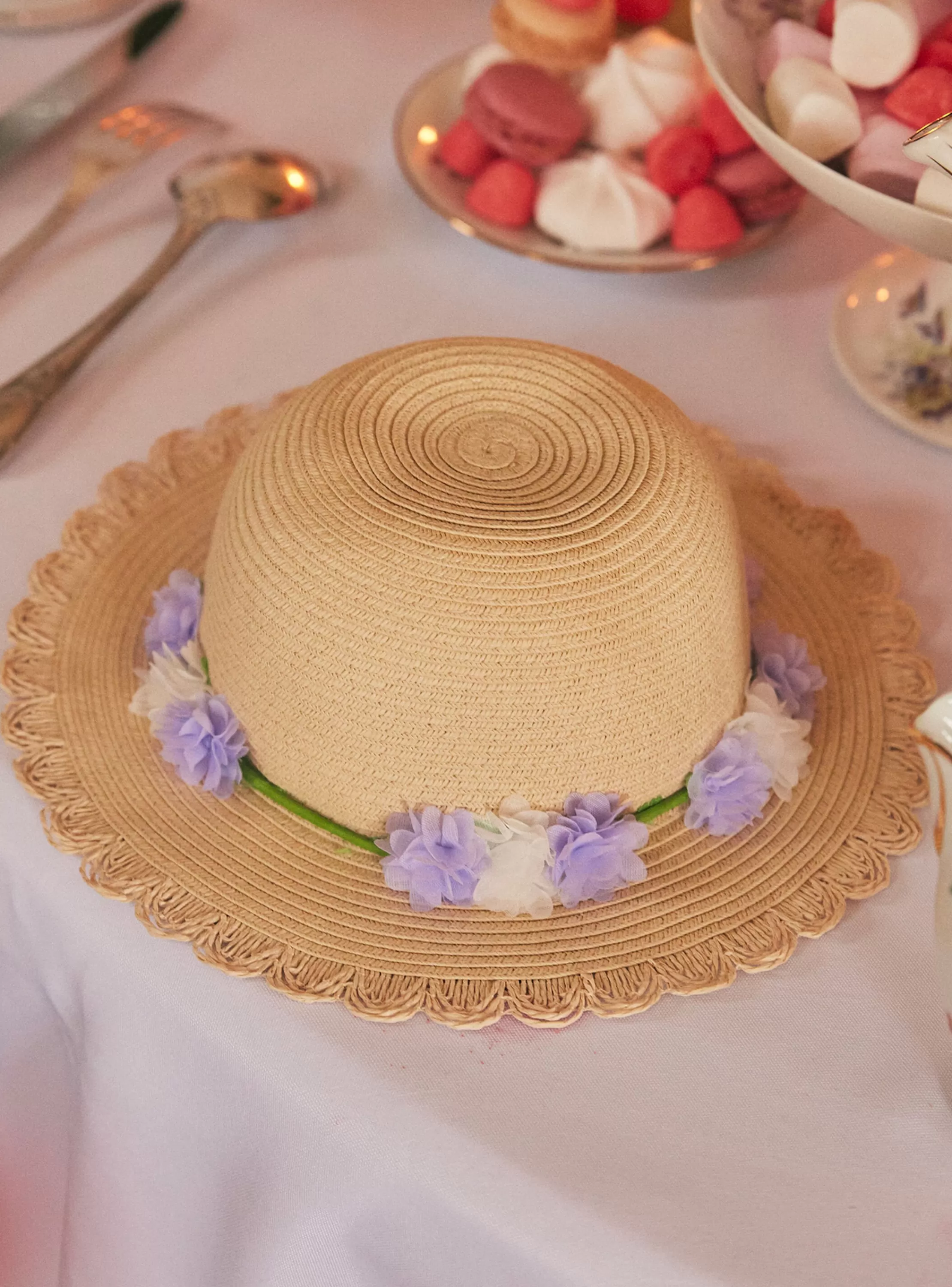 Shop Sergent Major Chapeau Ecru