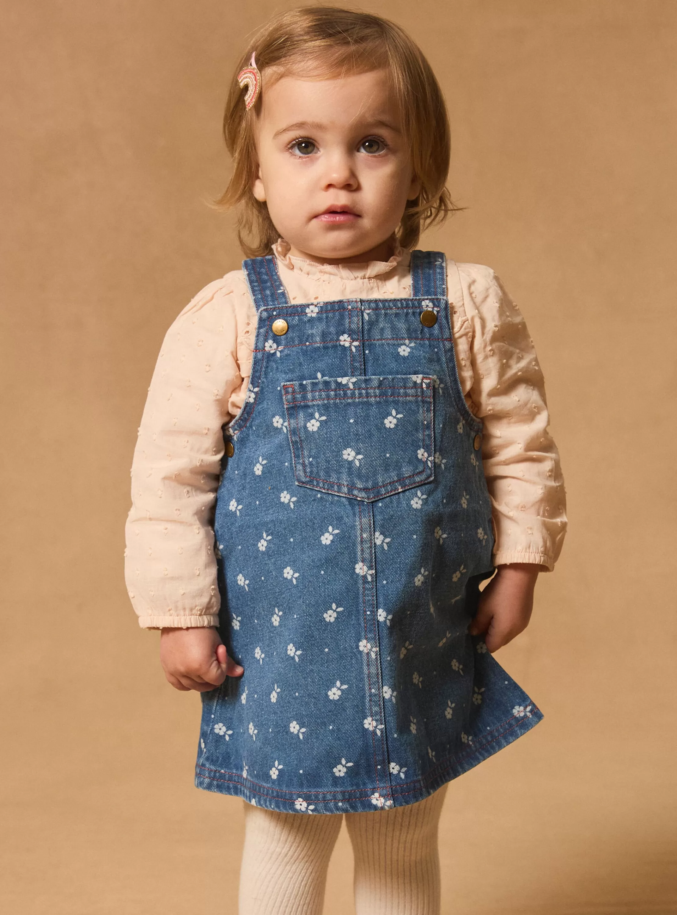 Best Sergent Major Chasuble en denim floral