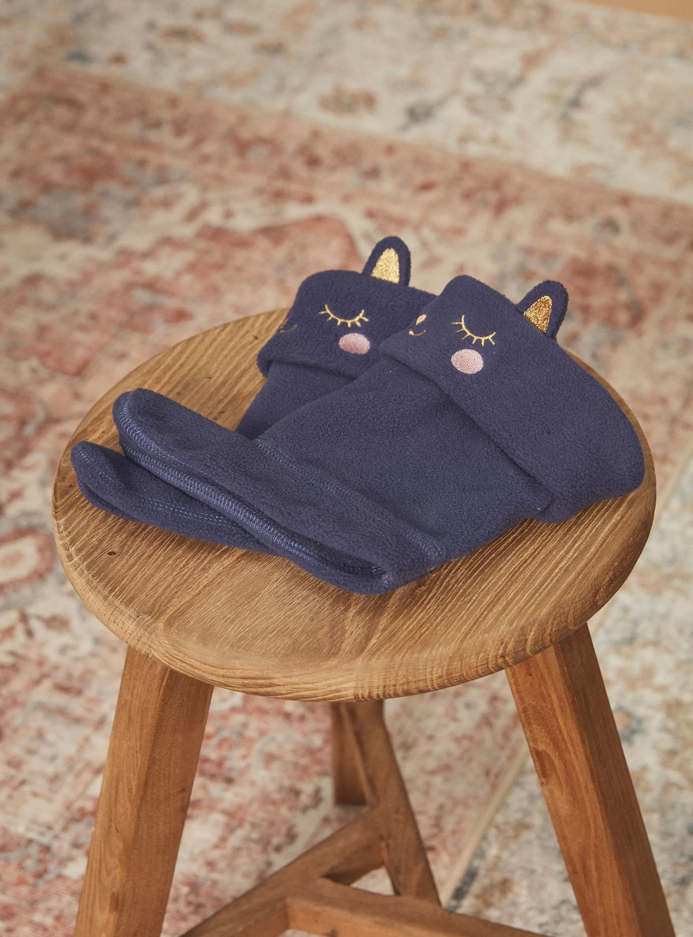 Shop Sergent Major Chausettes-bottes de pluie bleues marine