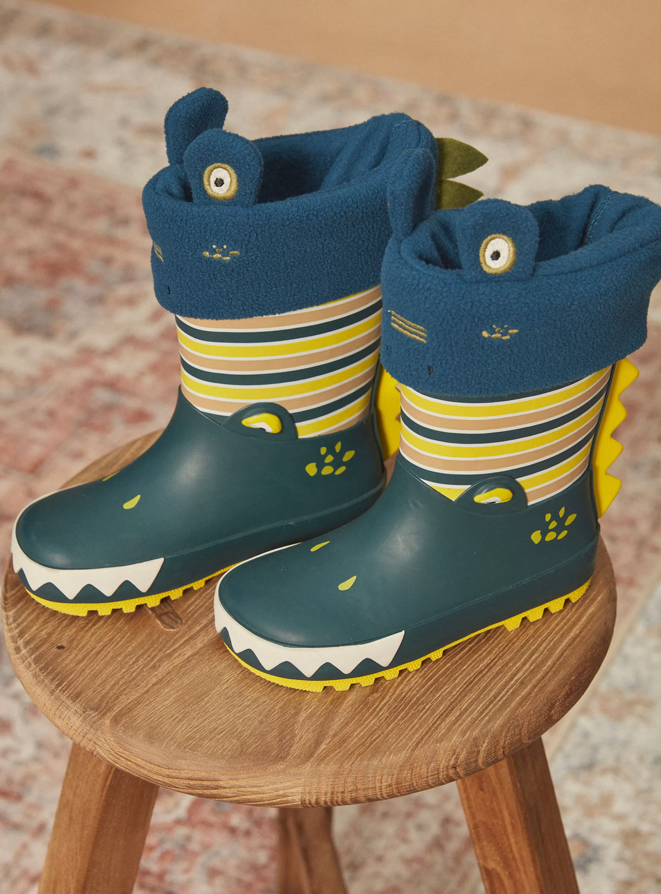 Discount Sergent Major Chausettes-bottes de pluie bleues marine