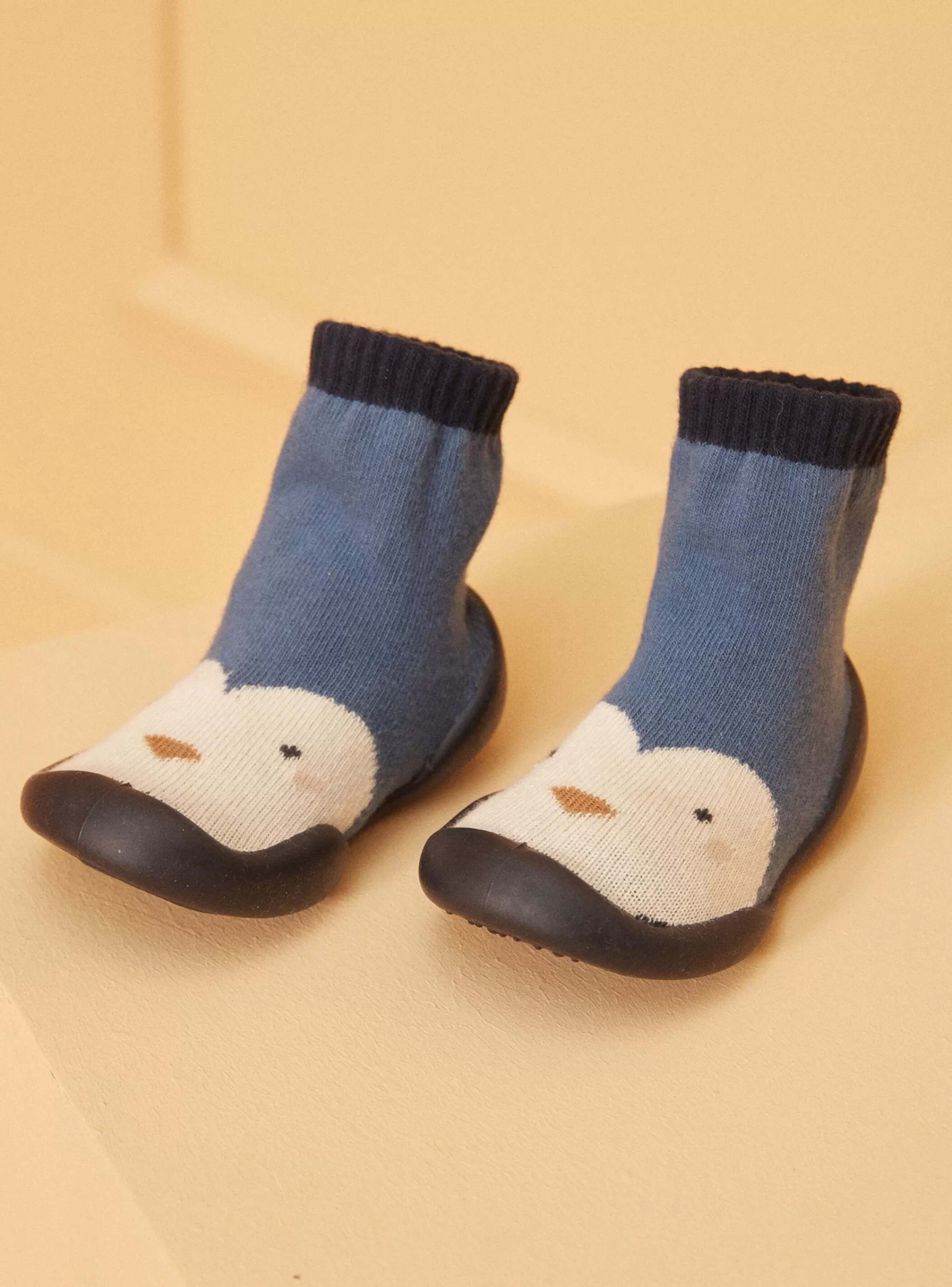 Hot Sergent Major chaussette de couleur bleu et écru