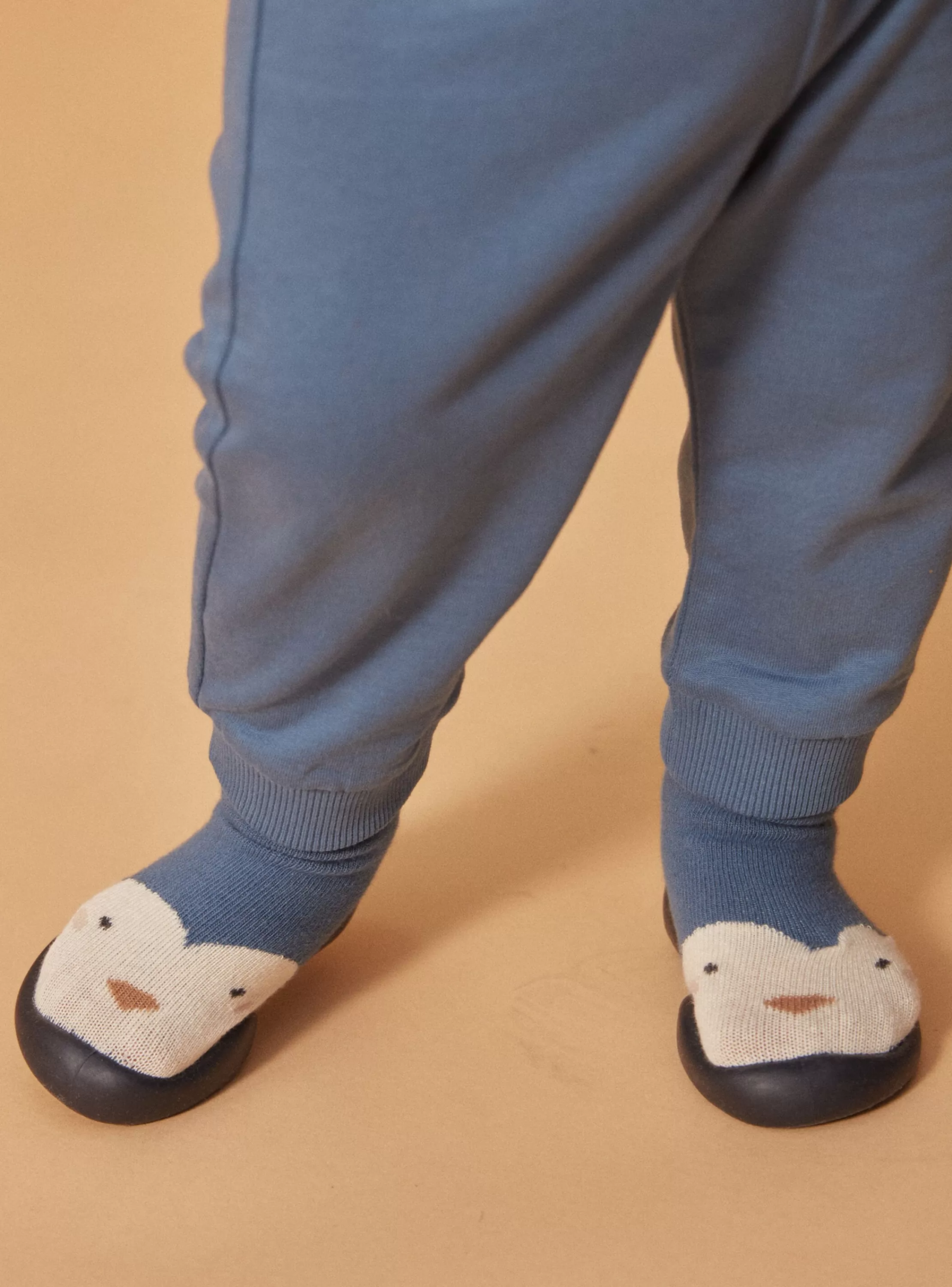 Hot Sergent Major chaussette de couleur bleu et écru