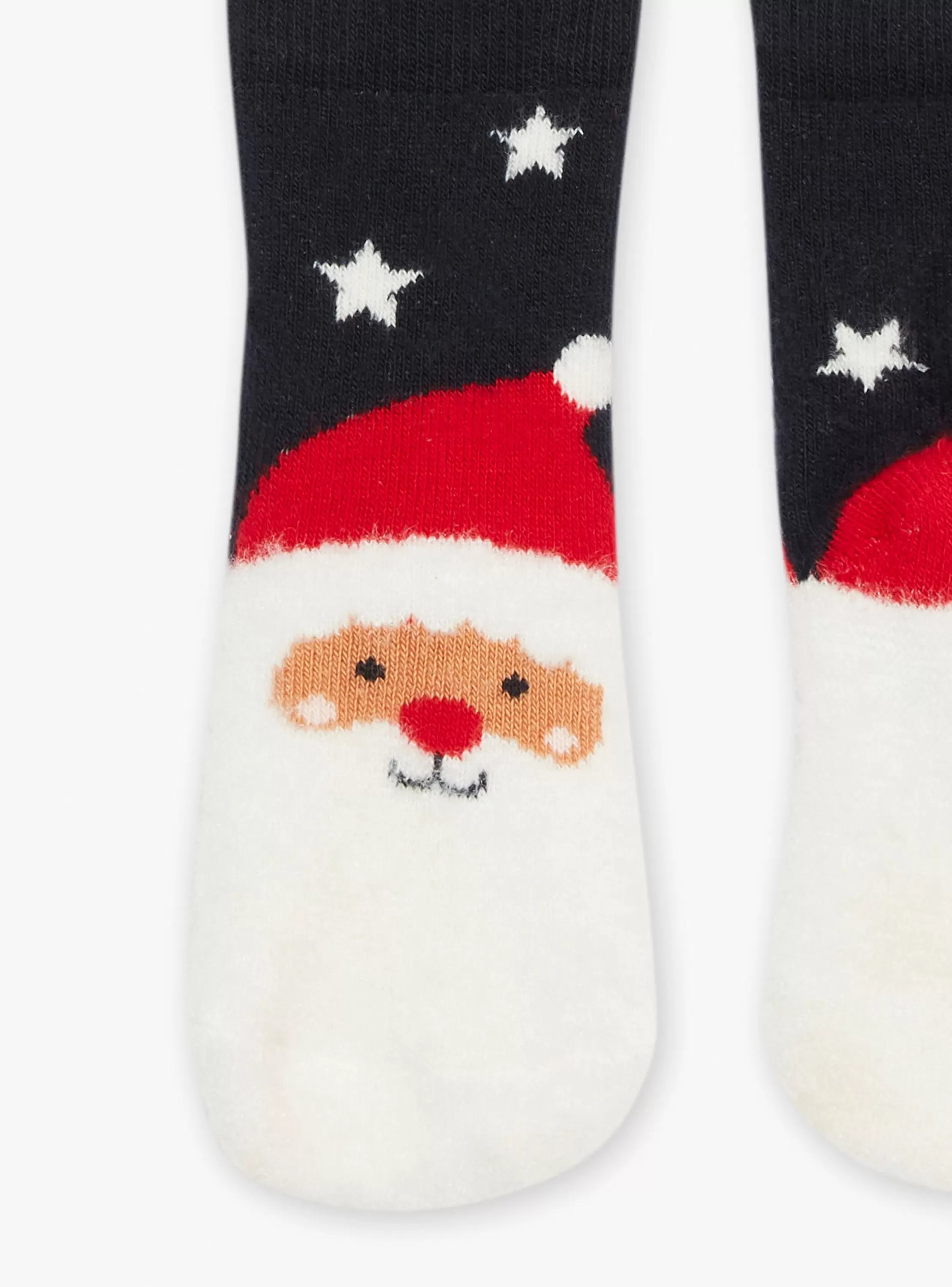 Store Sergent Major Chaussettes bleu marine à imprimé Père Noël