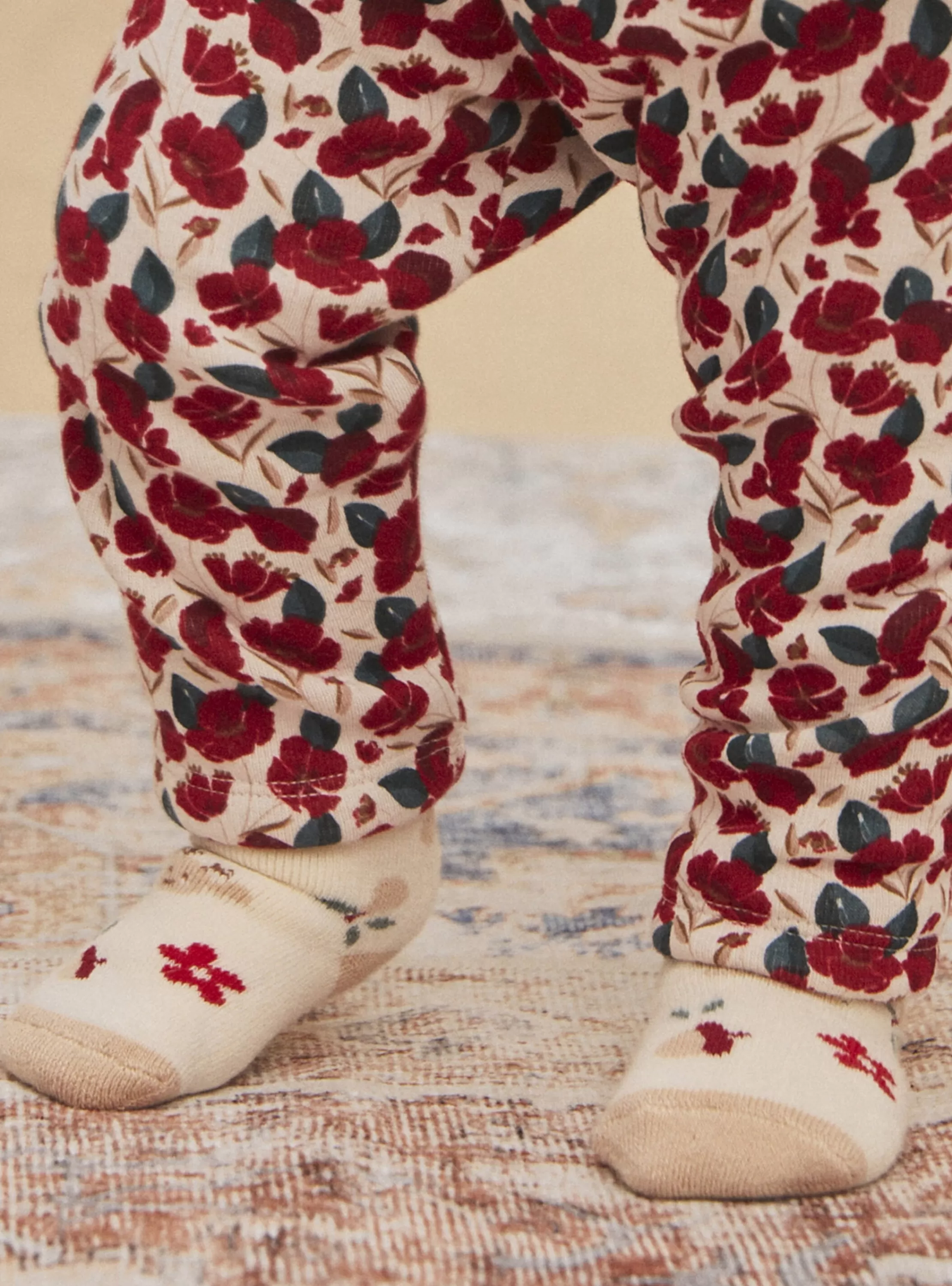 Cheap Sergent Major Chaussettes écrues à jacquard fantaisie