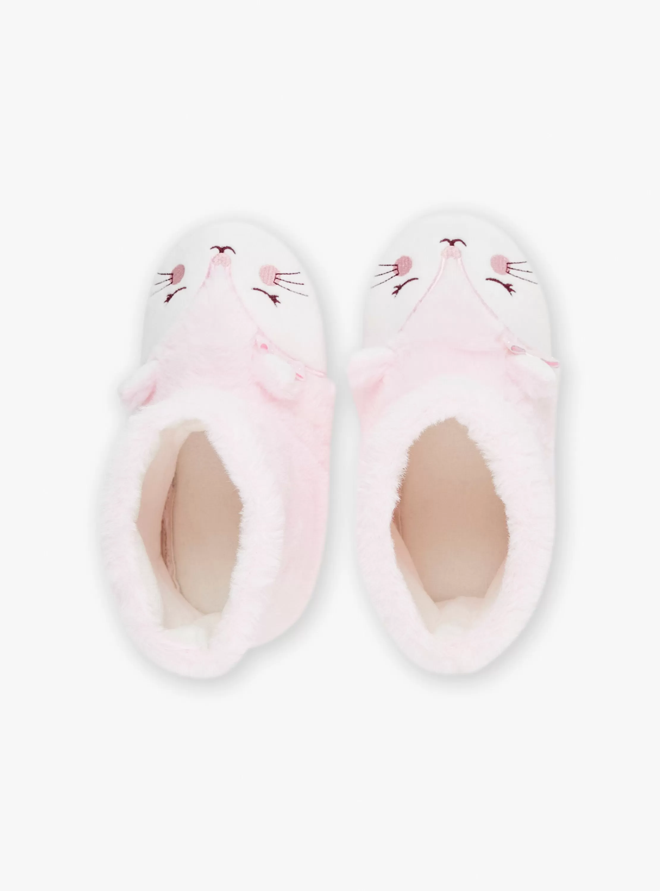 Sale Sergent Major Chaussons 3D rose forme lapin