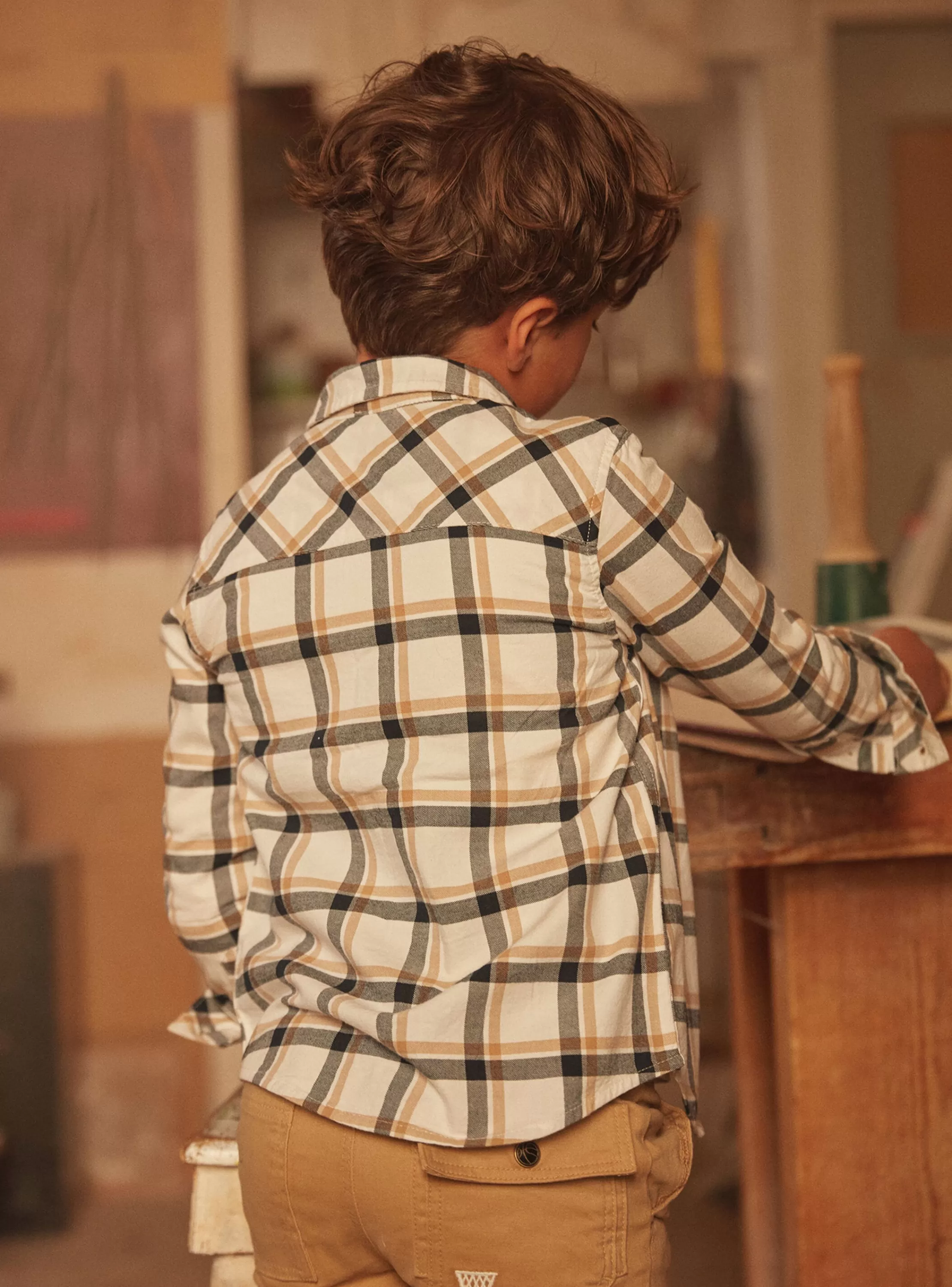 Sale Sergent Major Chemise à Carreaux