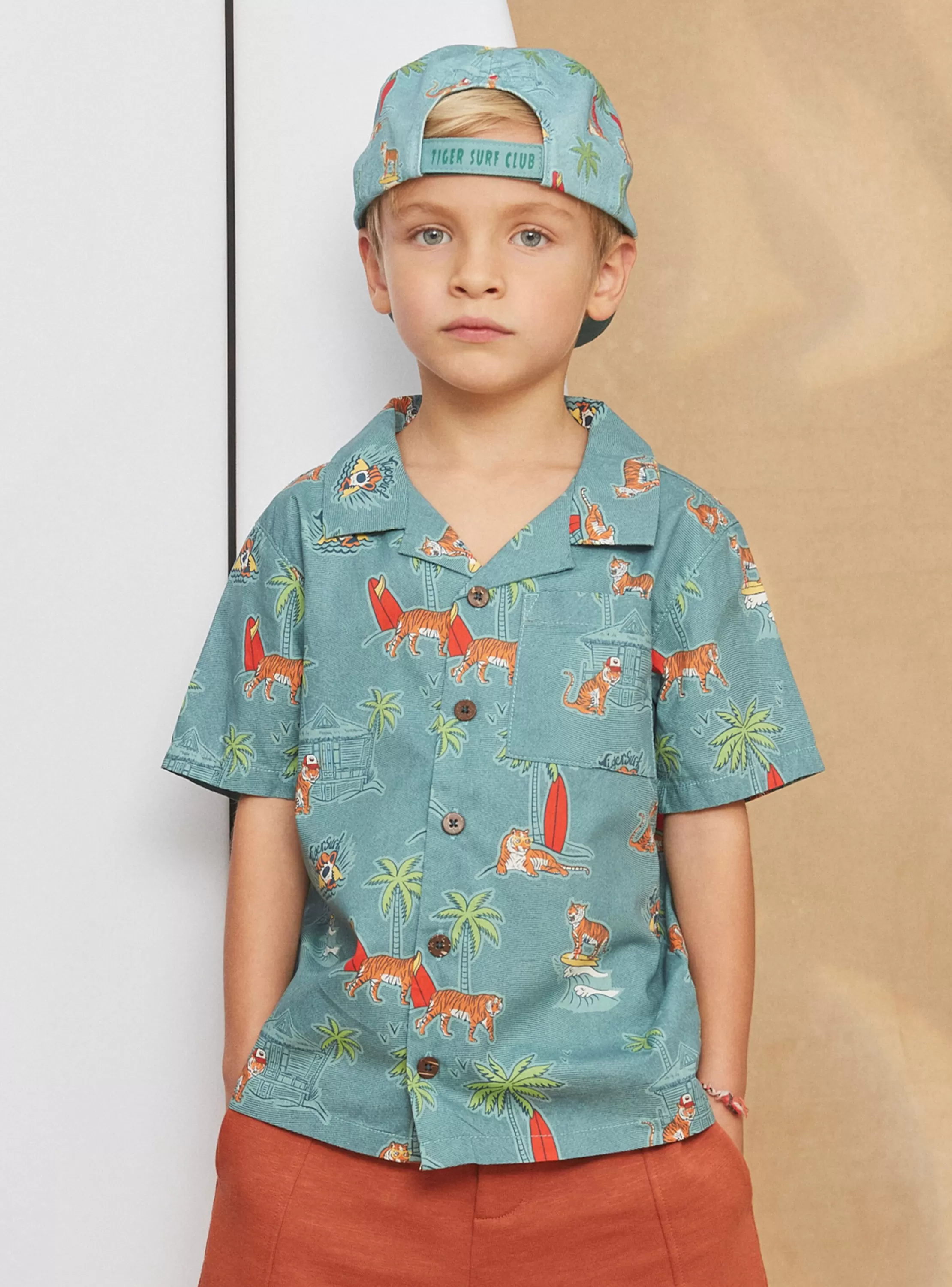 Store Sergent Major Chemise Bleue