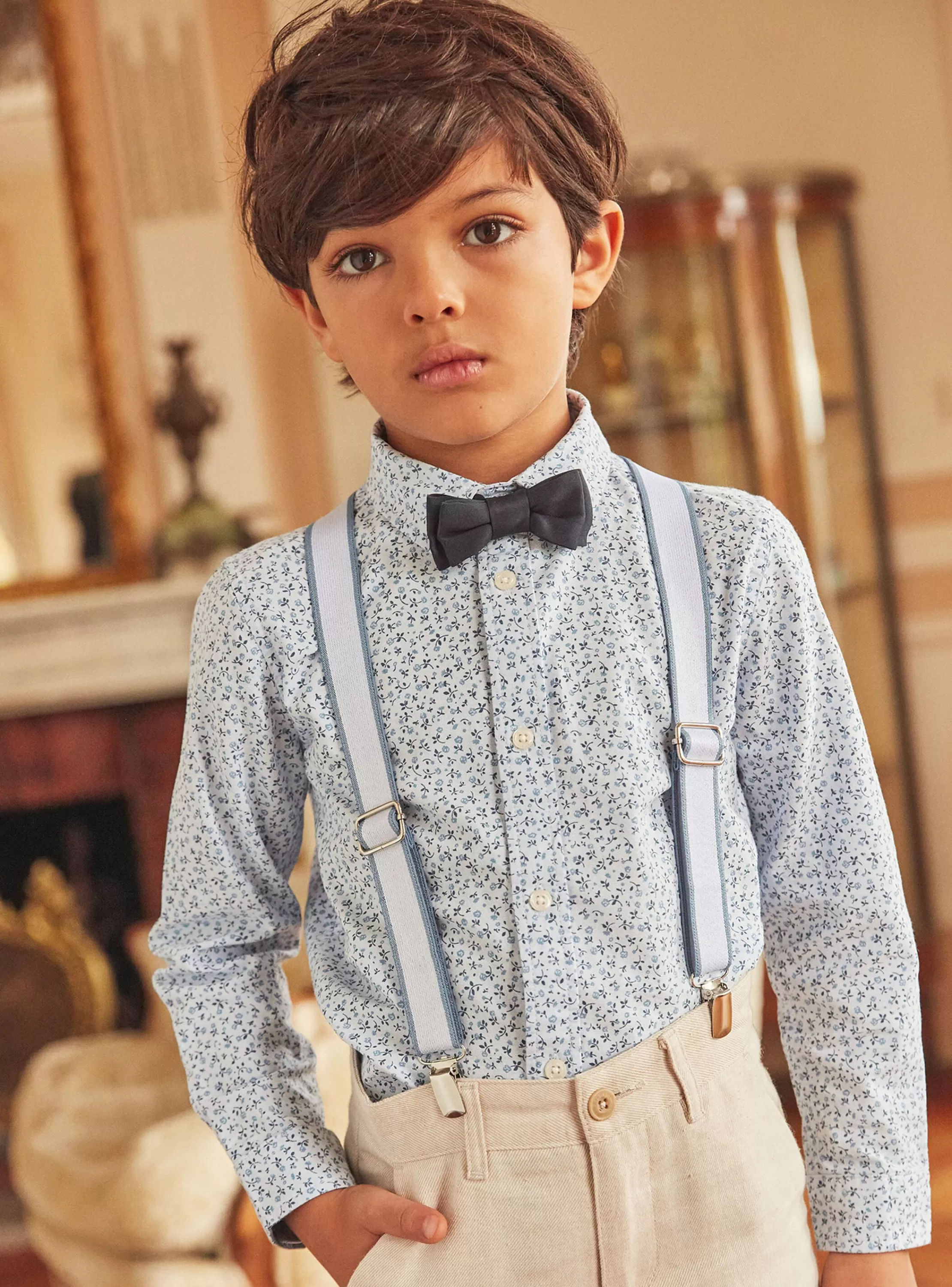 New Sergent Major Chemise bleue oxford