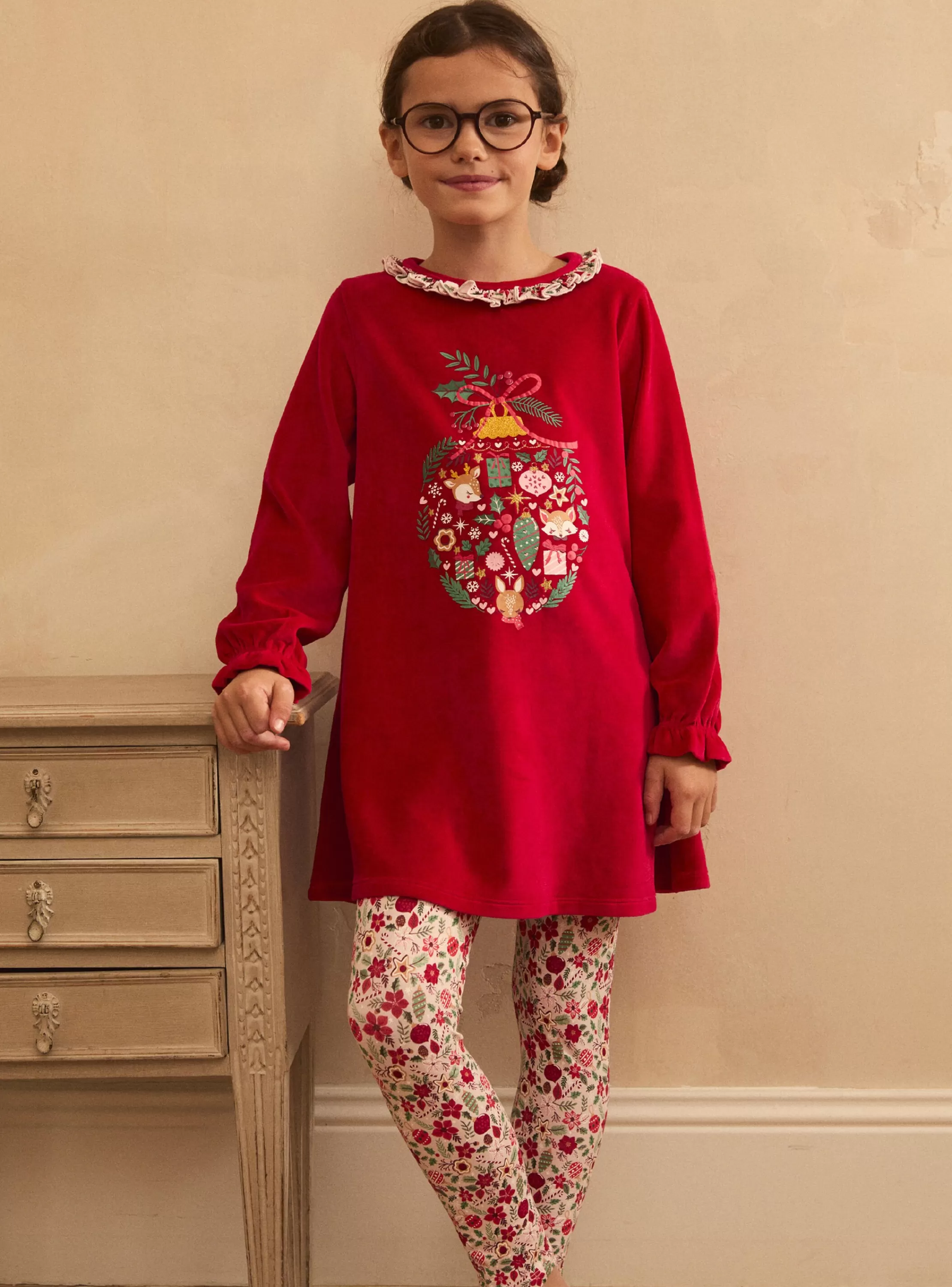 Clearance Sergent Major Chemise de nuit Noël