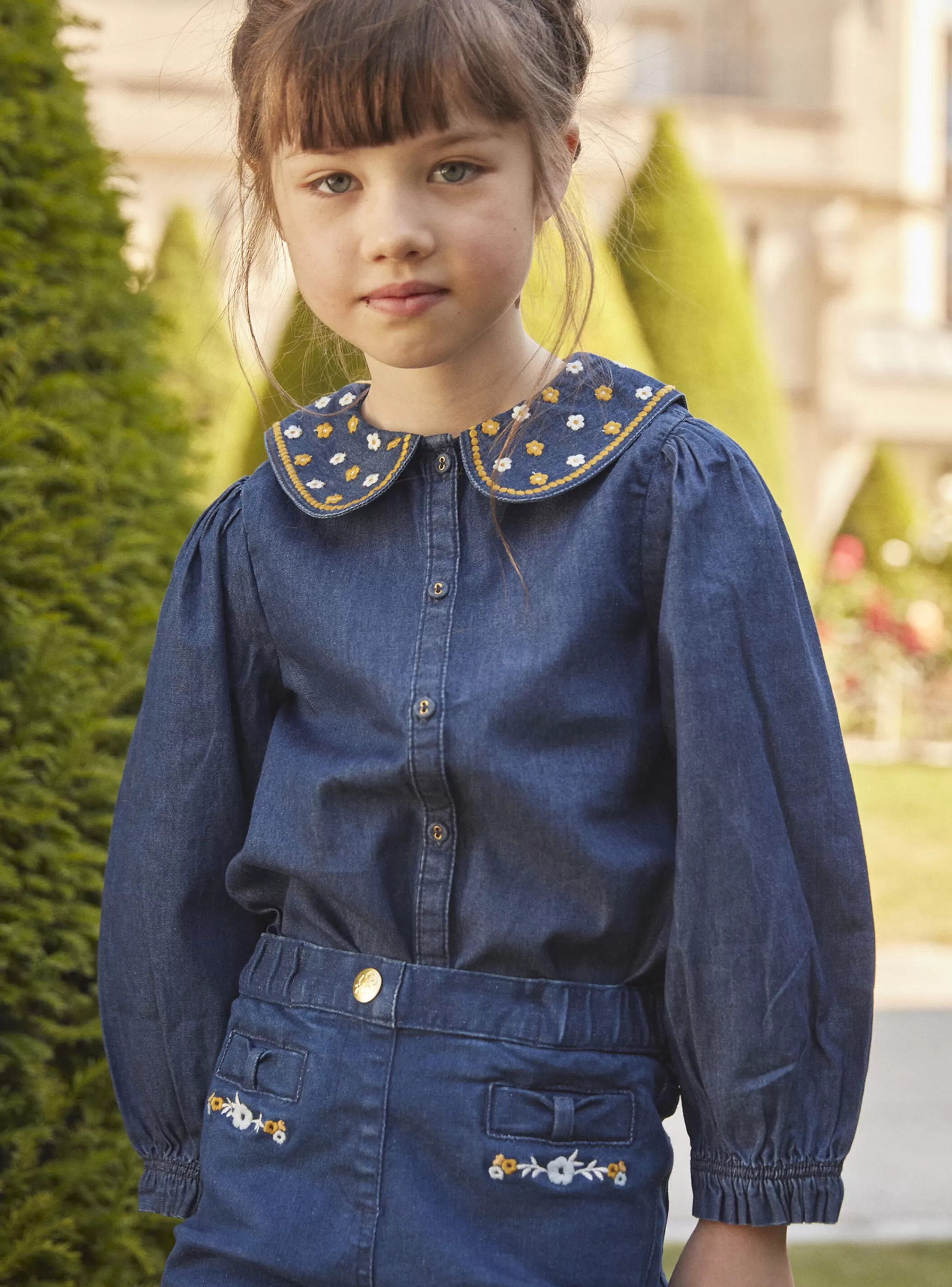 Sale Sergent Major Chemisier bleu en denim