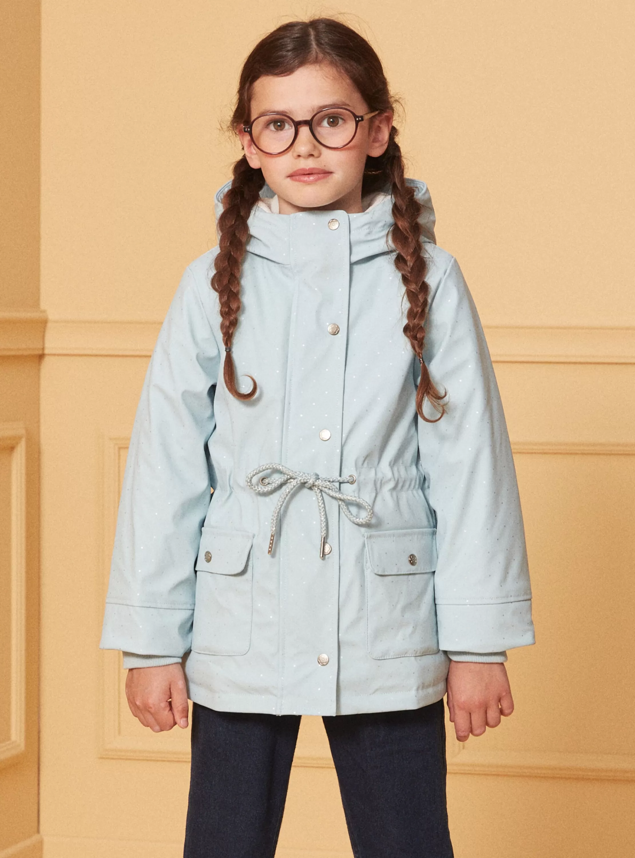 Flash Sale Sergent Major Ciré bleu à capuche