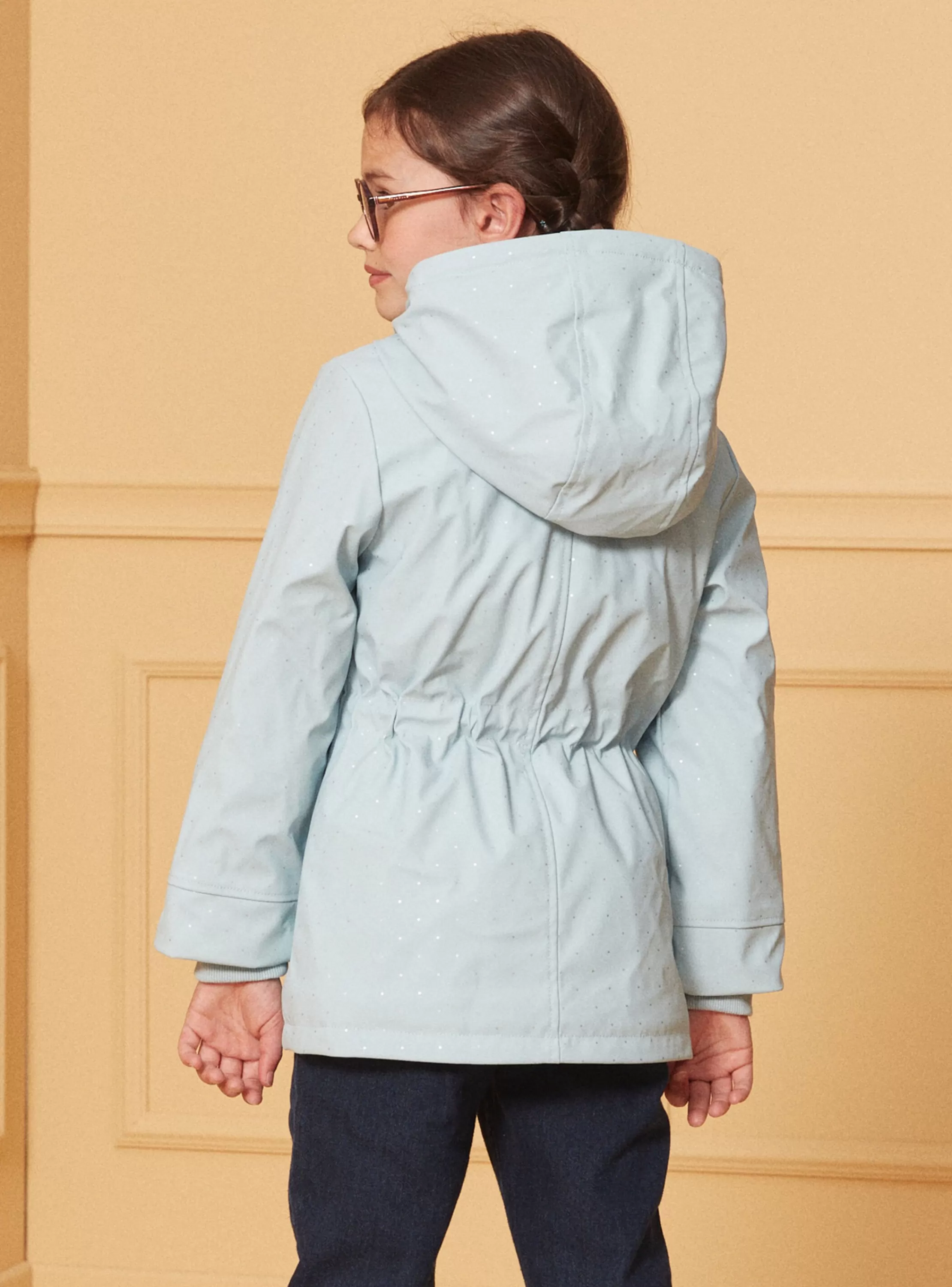 Flash Sale Sergent Major Ciré bleu à capuche