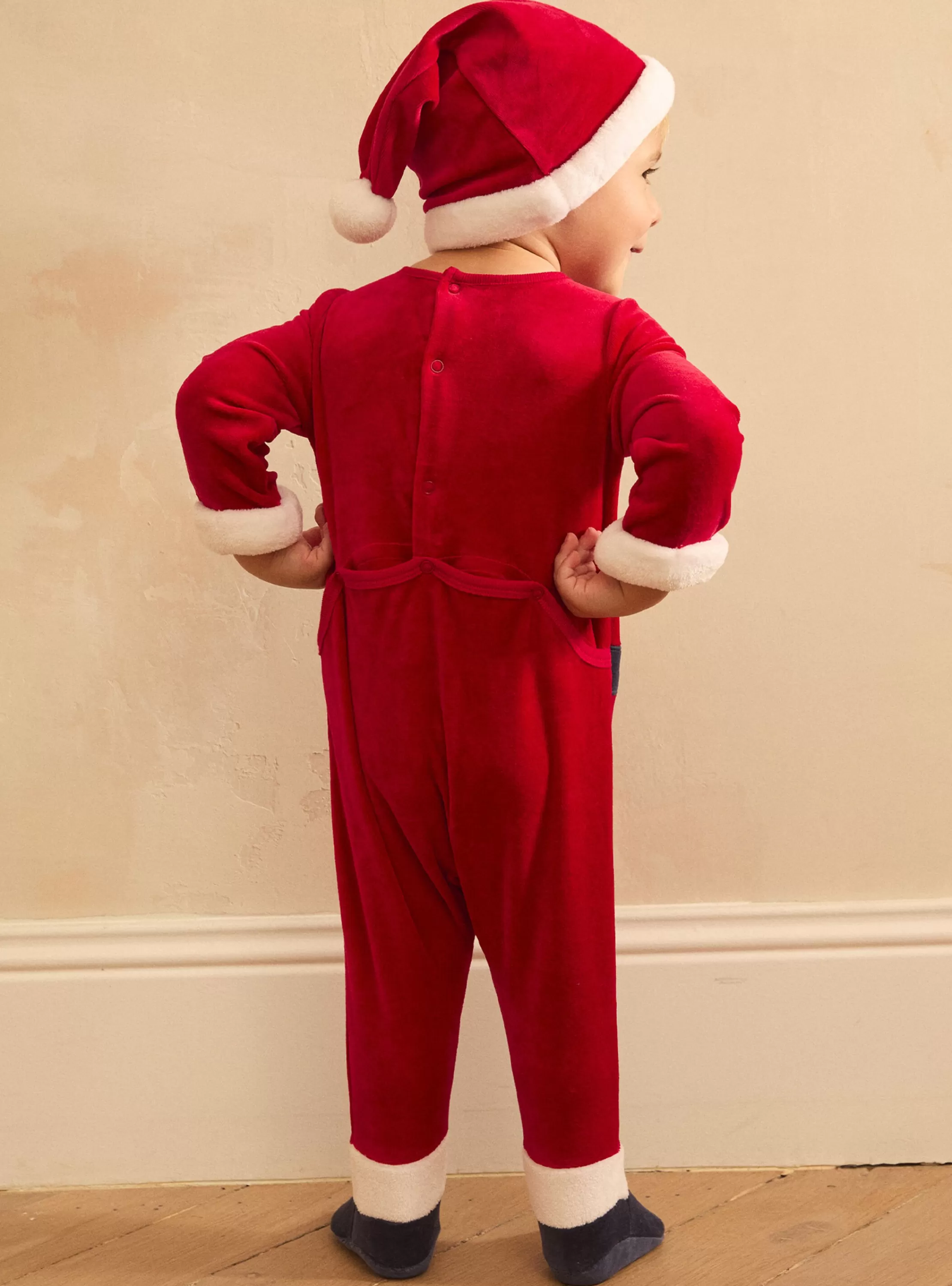 Online Sergent Major Dors-bien en velours avec bonnet de Noël
