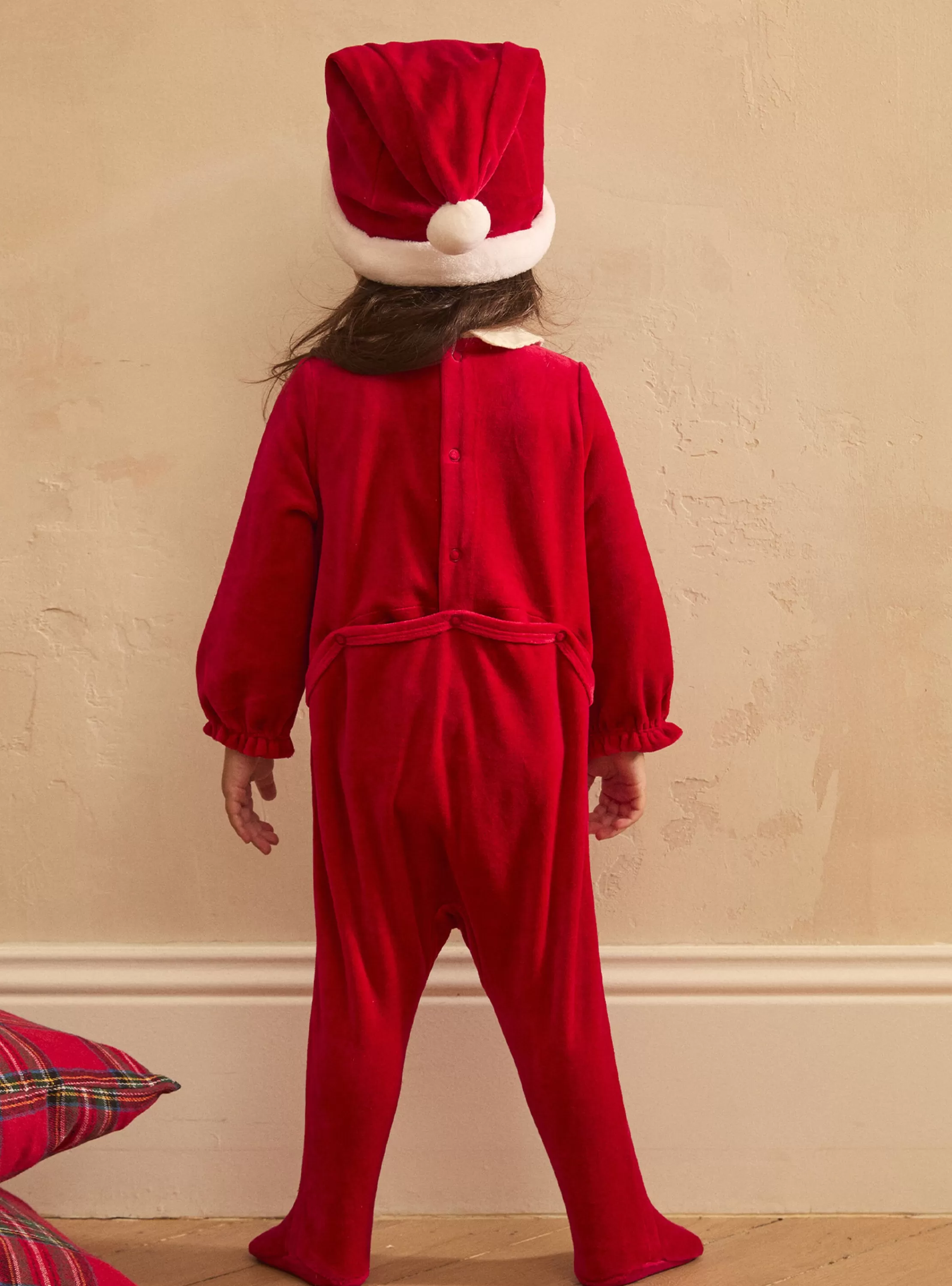 Fashion Sergent Major Dors-bien en velours avec bonnet de Noël