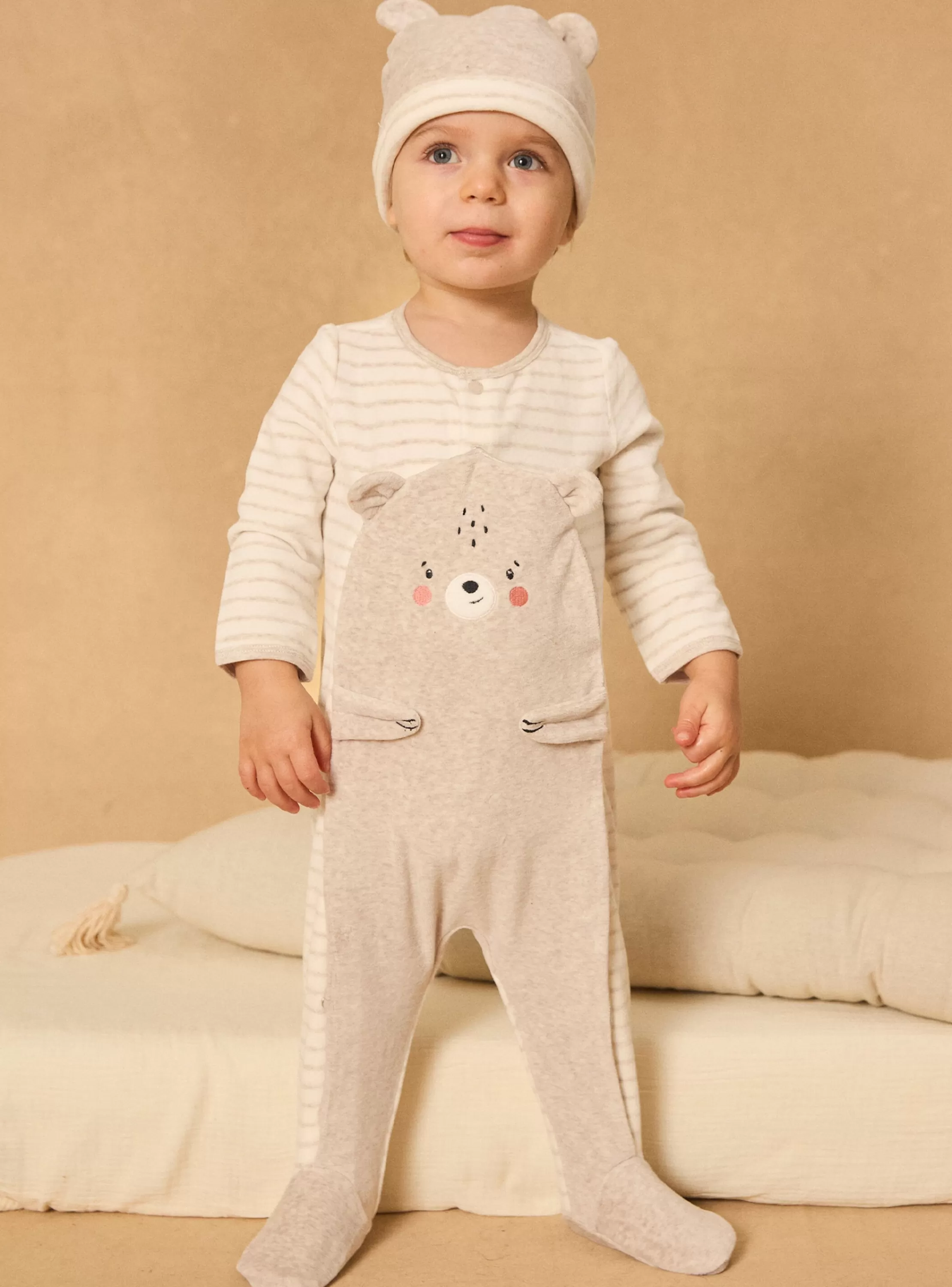 Sale Sergent Major Dors-bien ours avec bonnet