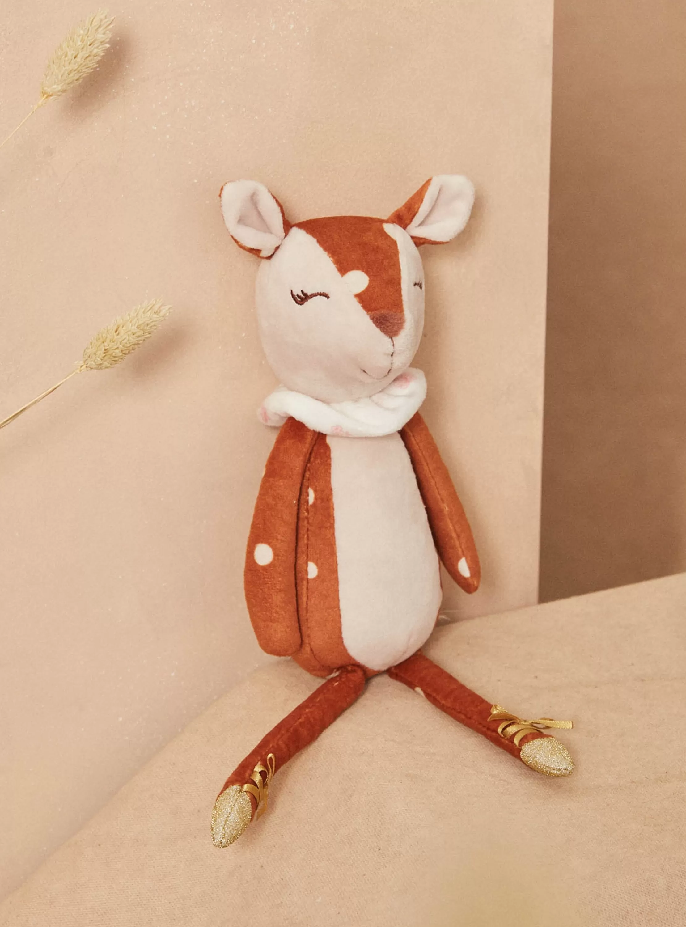 Sale Sergent Major Doudou de naissance Biche grège et roux