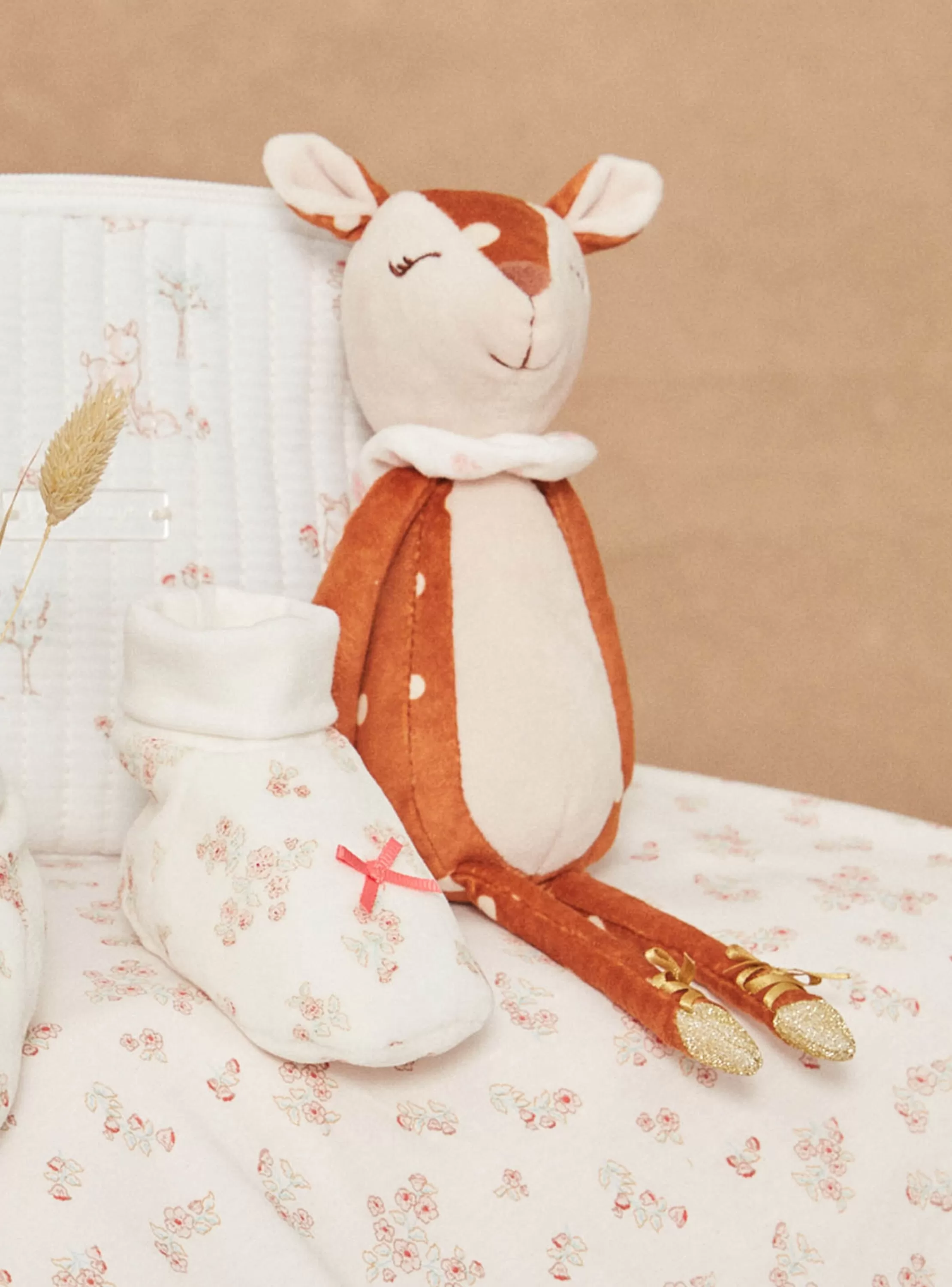 Sale Sergent Major Doudou de naissance Biche grège et roux